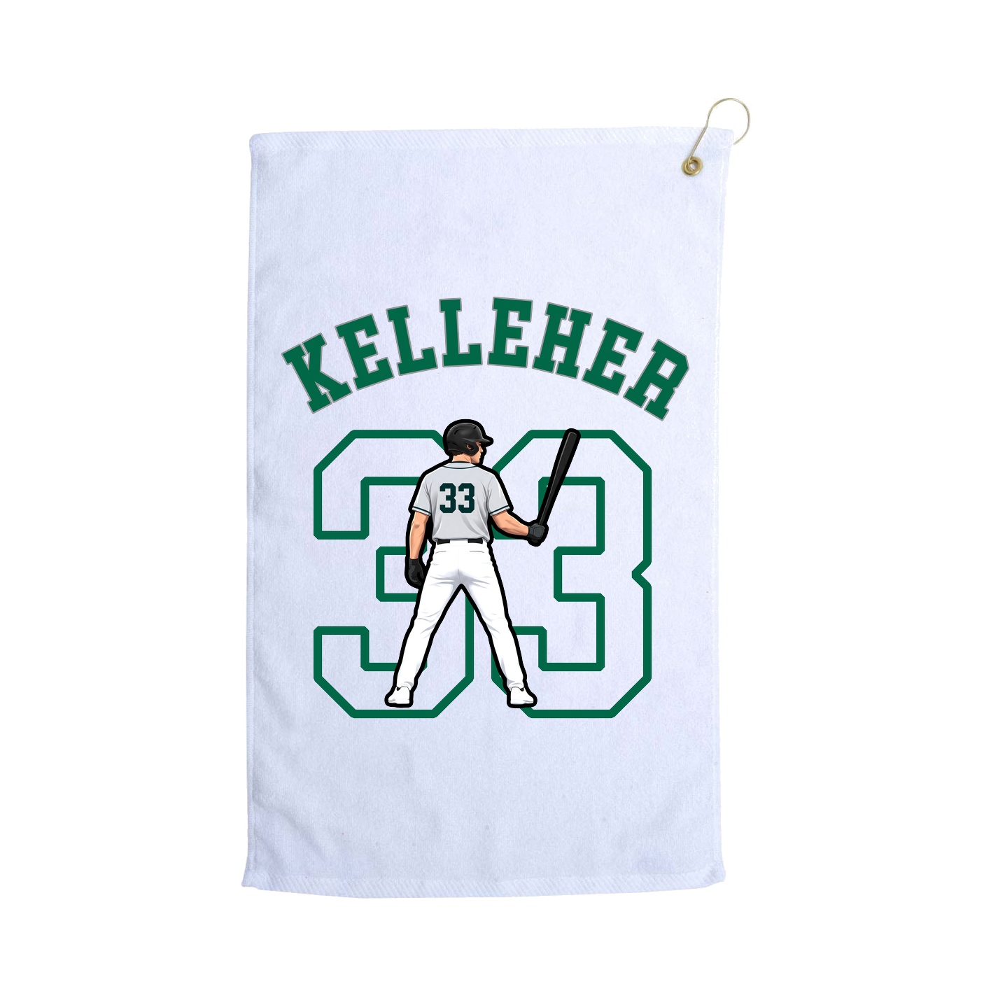 Golf Towel — Shirsey Arch in White