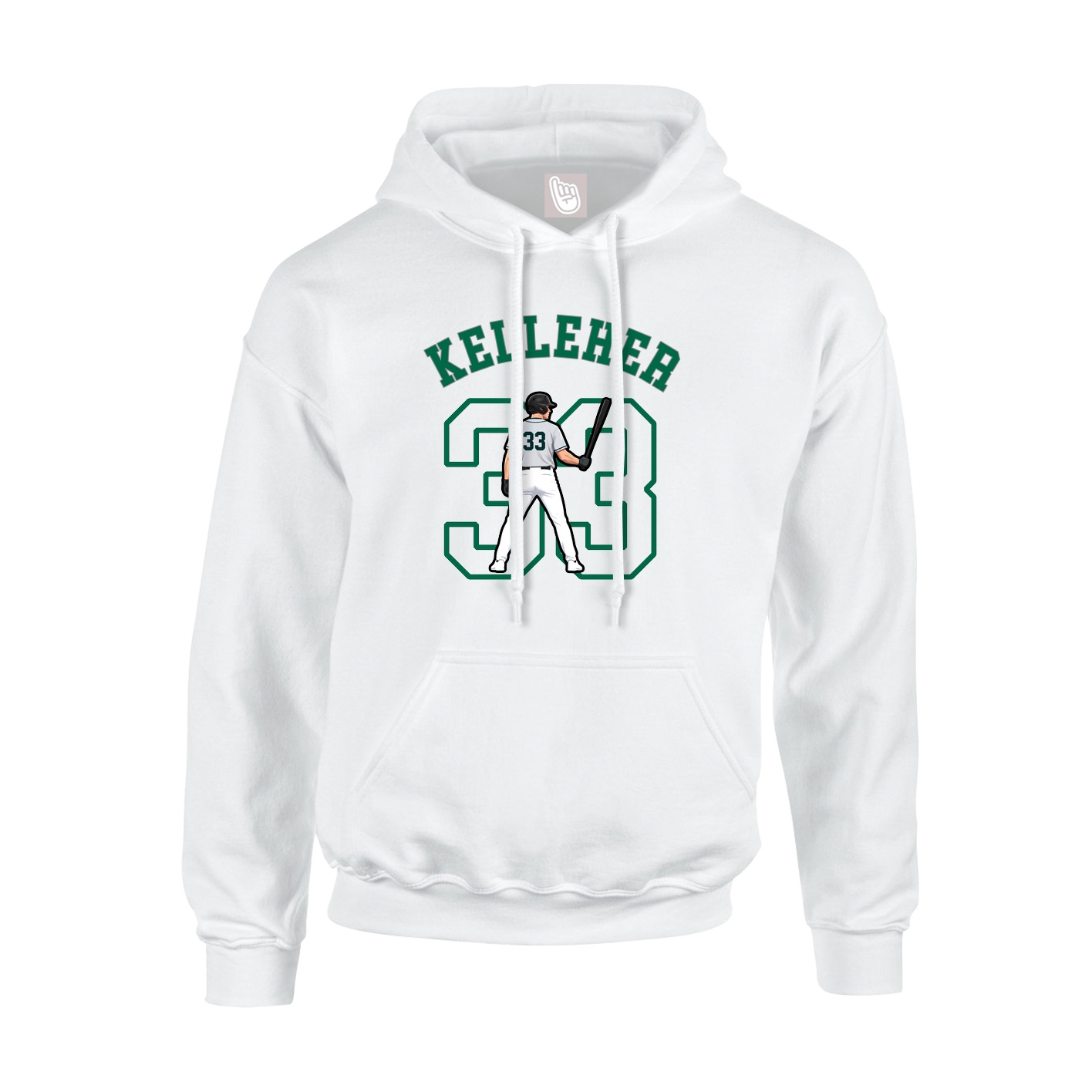 Youth Hoodie — Shirsey Arch in White