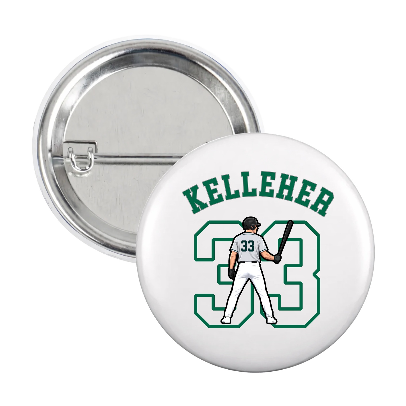 Game Day Button — Shirsey Arch in White