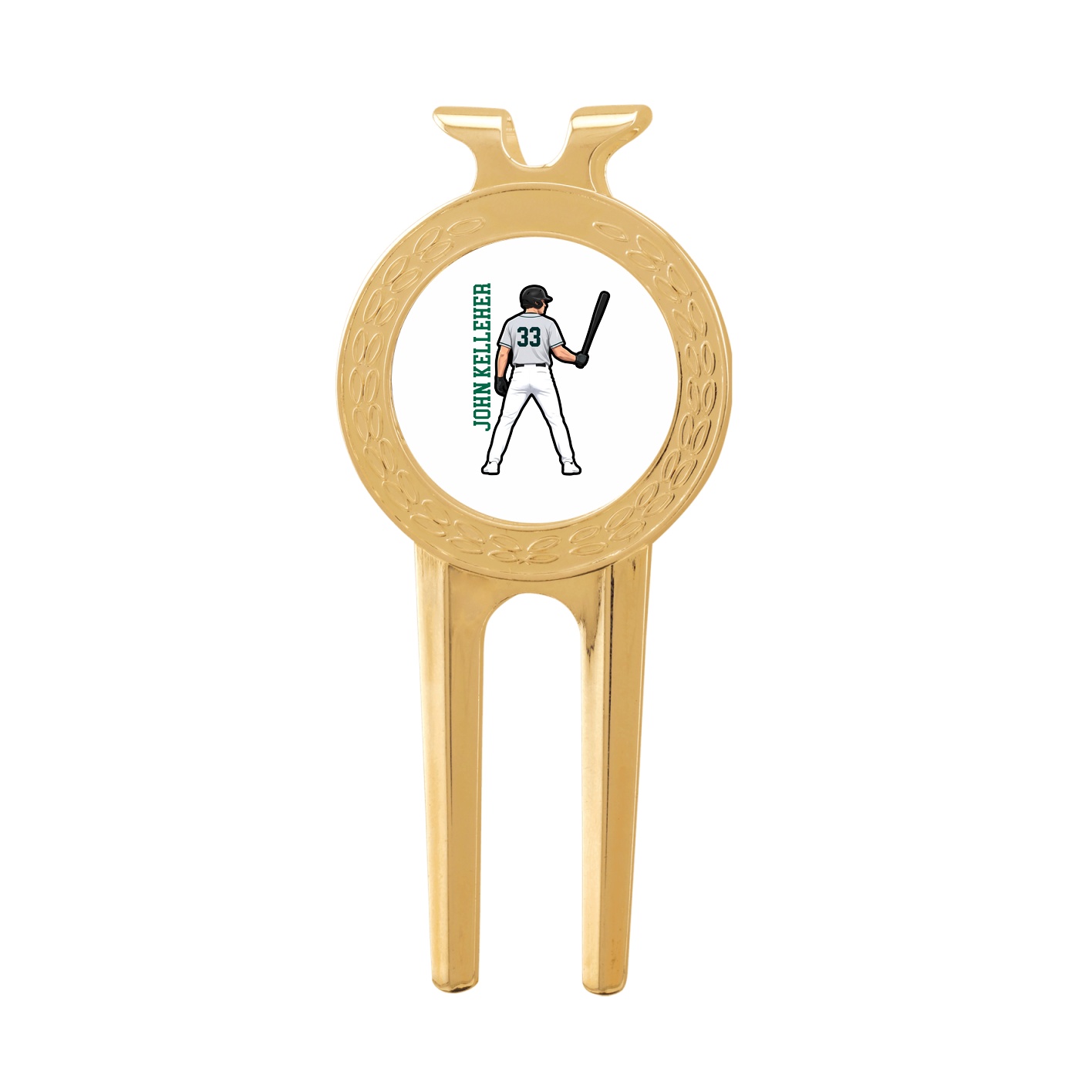 Divot Tool with Ball Marker — Name Vertical in Classic