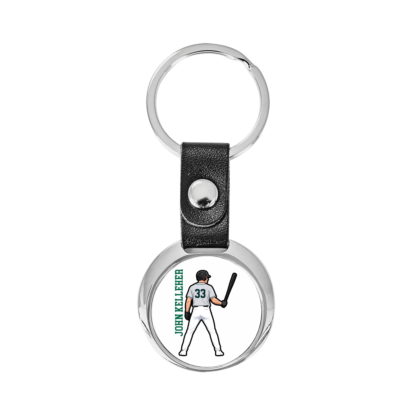 Key Chain — Name Vertical in Classic