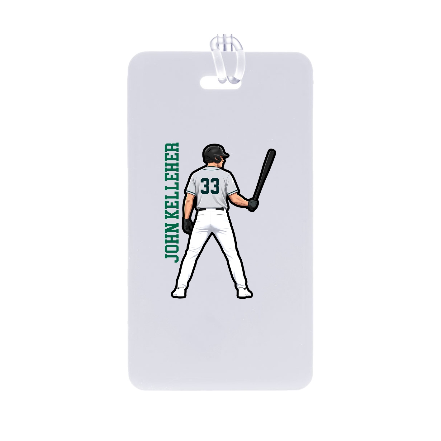 Bag Tag — Name Vertical in Classic