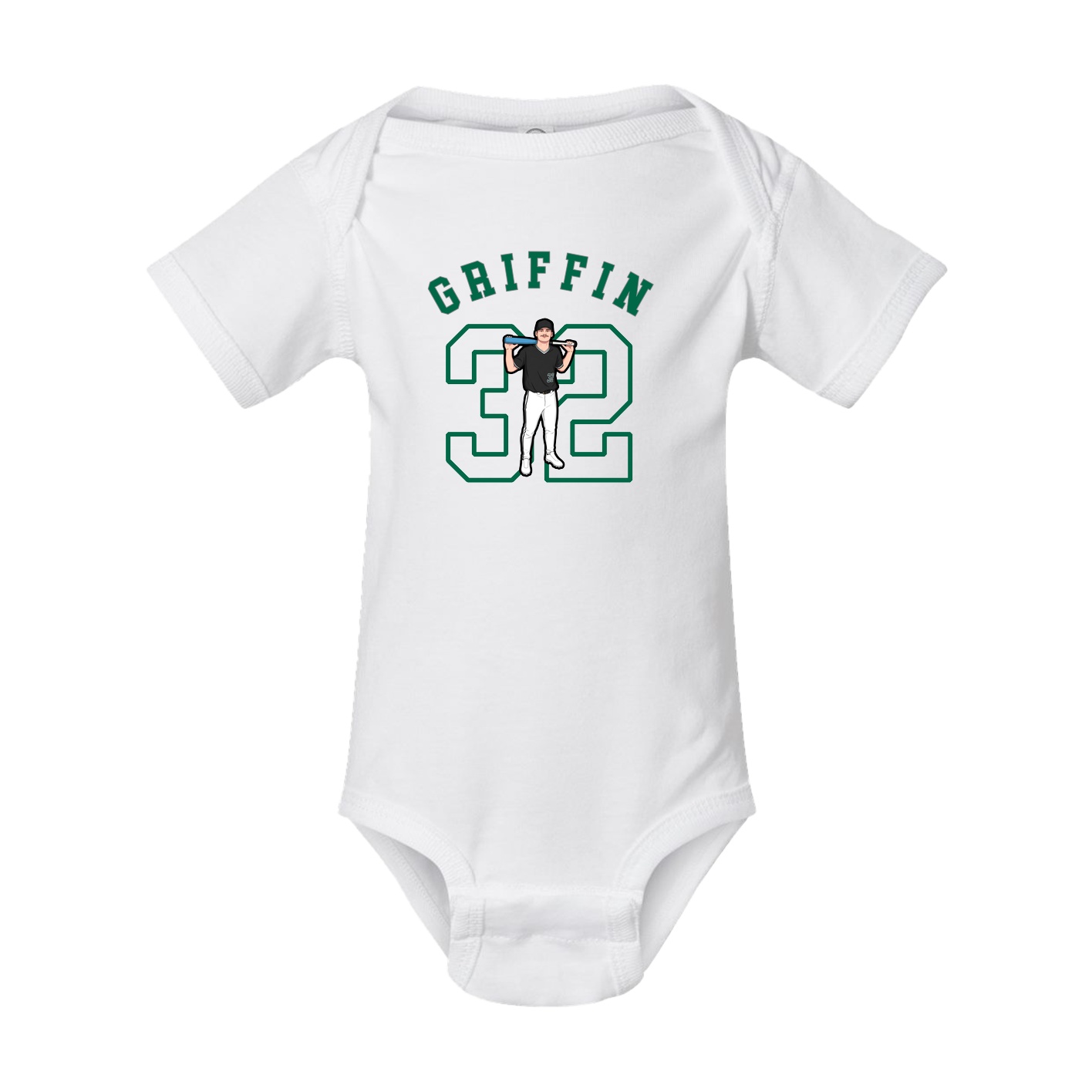 Baby Onesie — Shirsey Arch in White