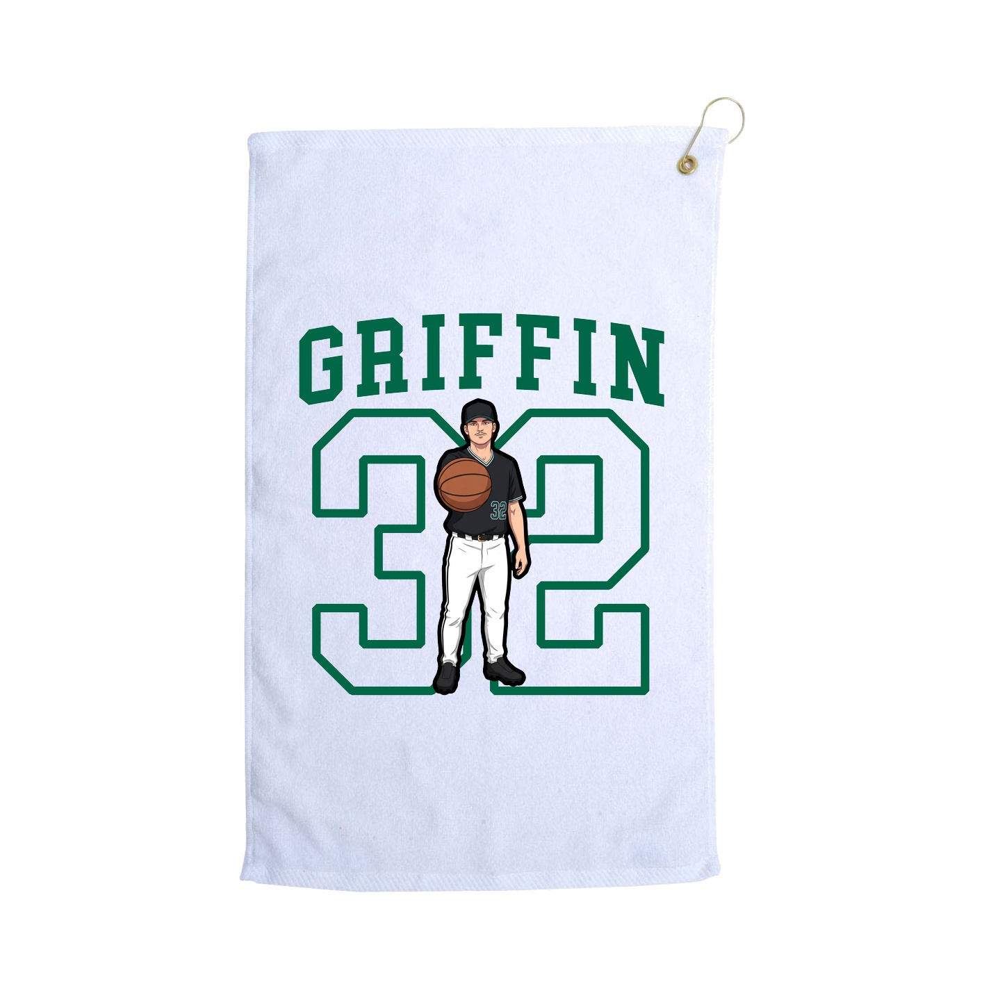 Golf Towel — Shirsey in White