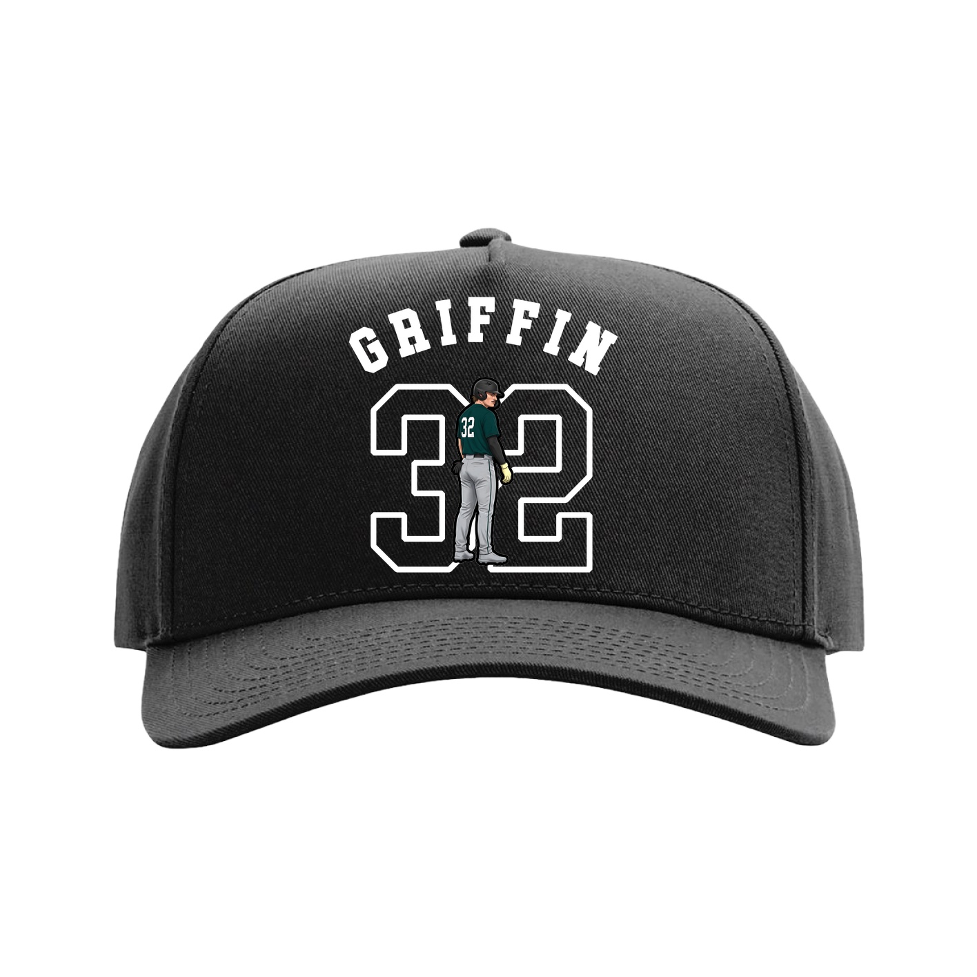 Full Fabric Five-Panel Champ Cap