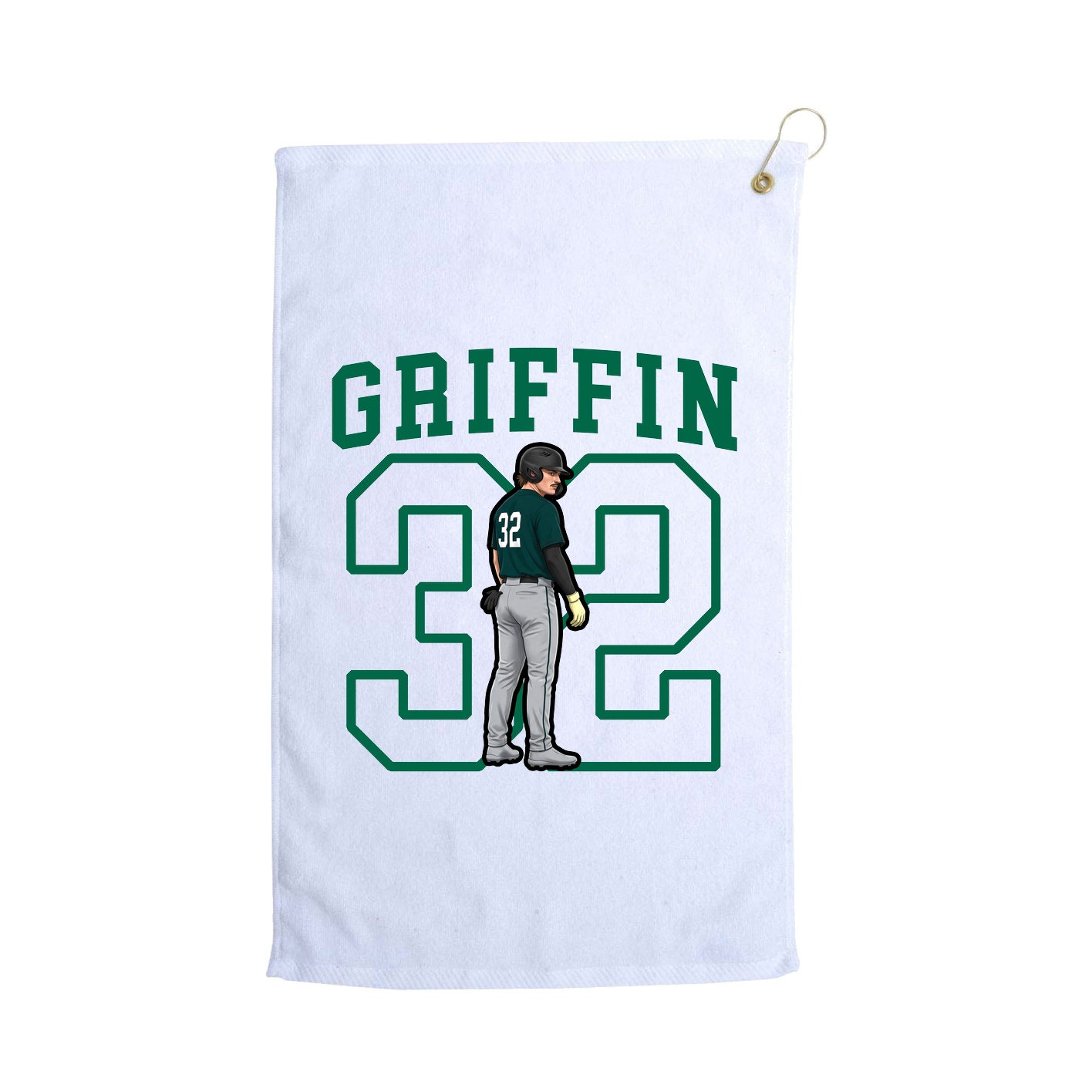 Golf Towel — Shirsey in White