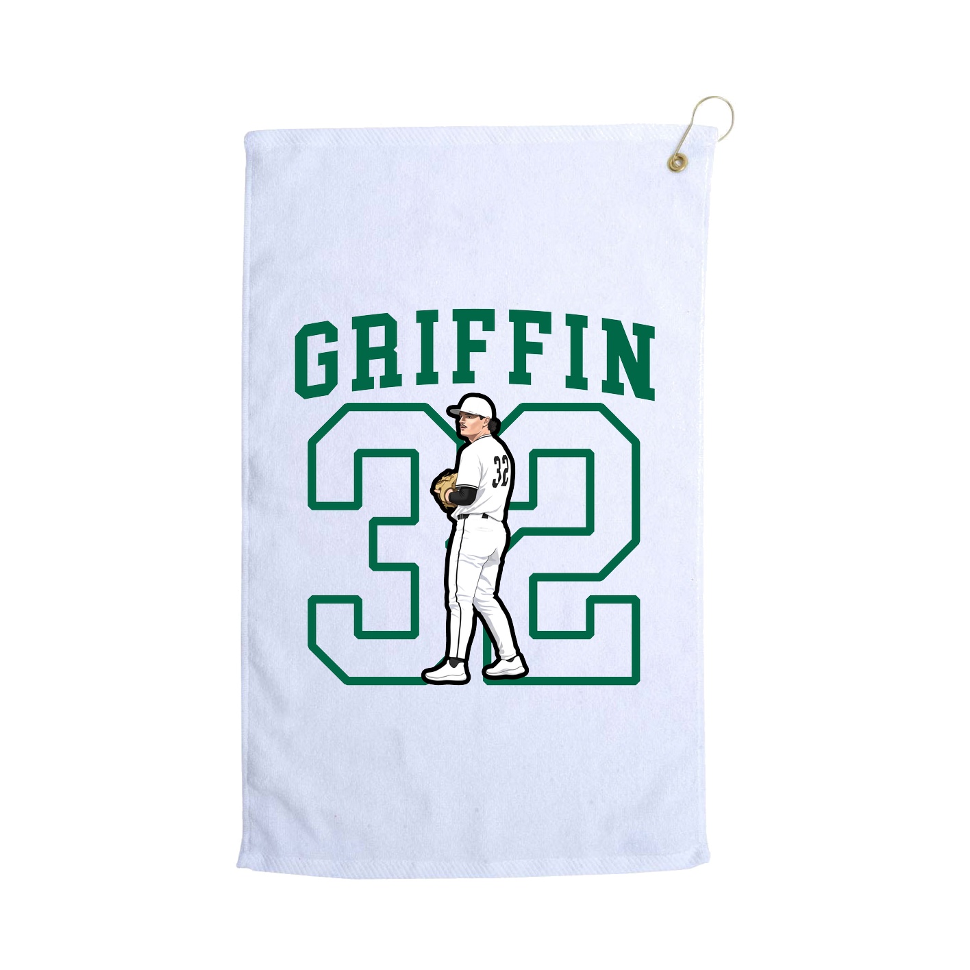 Golf Towel — Shirsey in White
