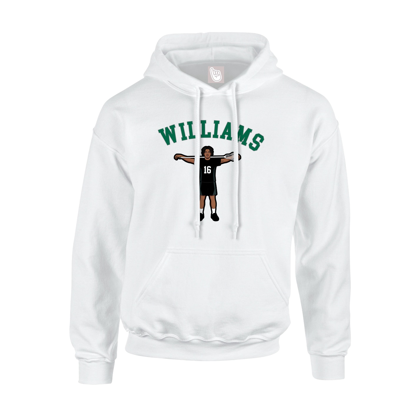 Hoodie — Shirsey Arch in White
