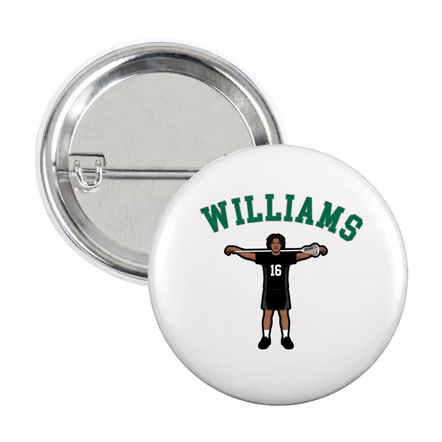 Game Day Button — Shirsey Arch in White