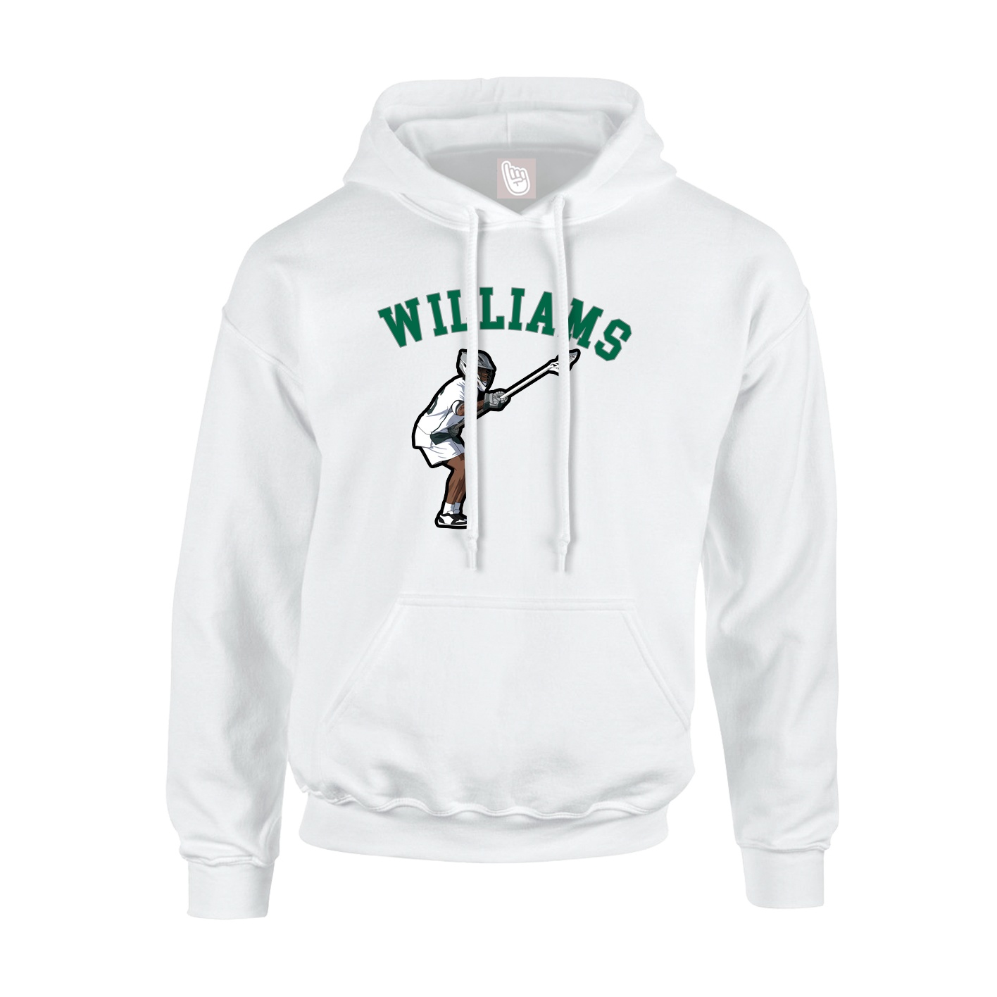 Hoodie — Shirsey Arch in White