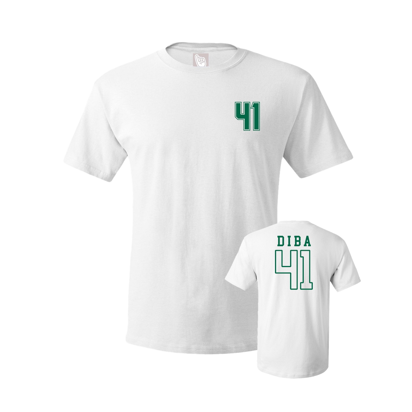 Youth Tee — Chest Back in White