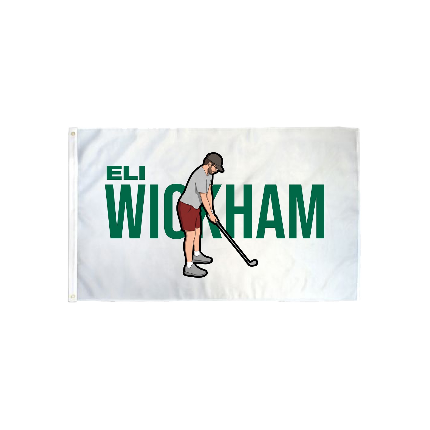 3x5 Flag — Player Name in Classic