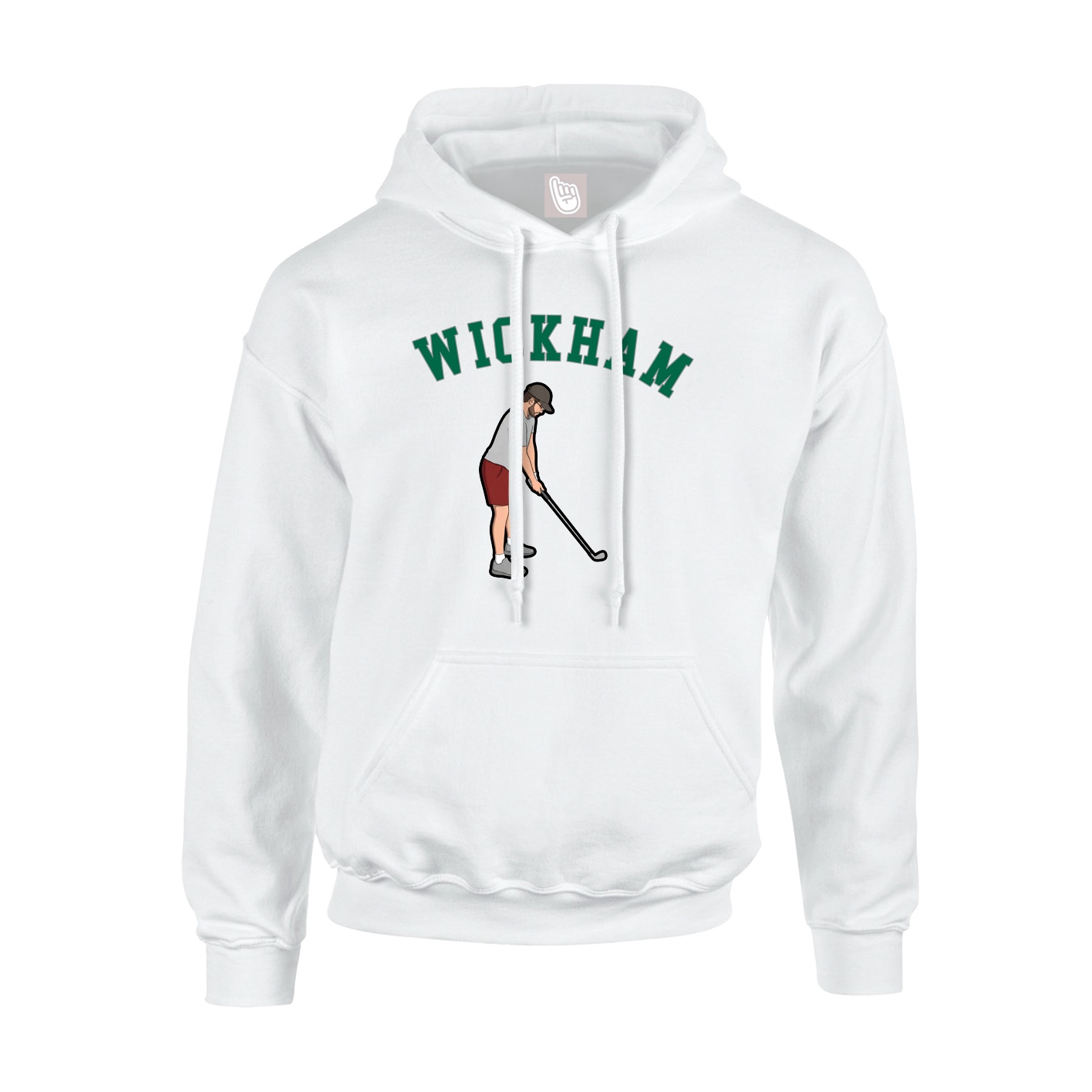 Youth Hoodie — Shirsey Arch in White