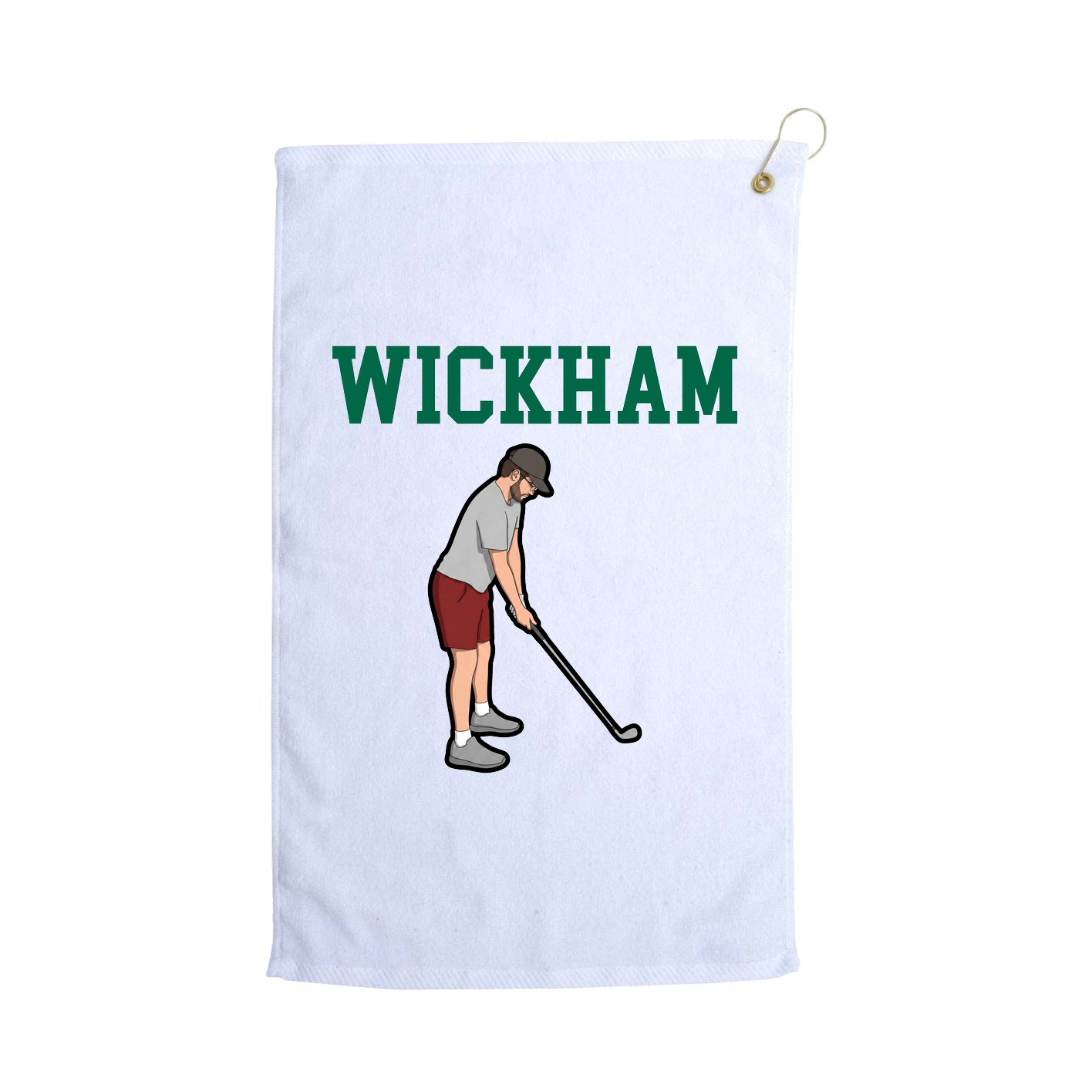 Golf Towel — Shirsey in White