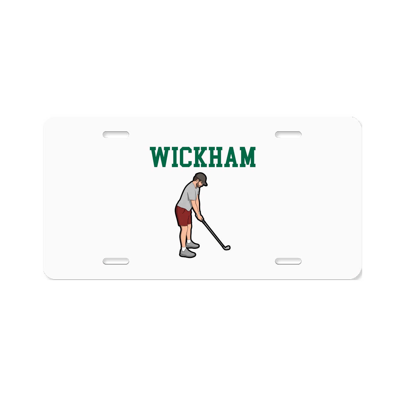 License Plate — Shirsey in Classic