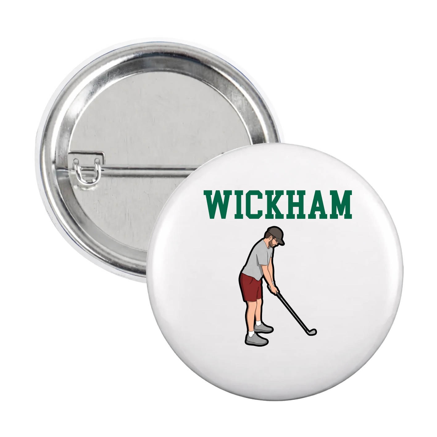 Game Day Button — Shirsey in White