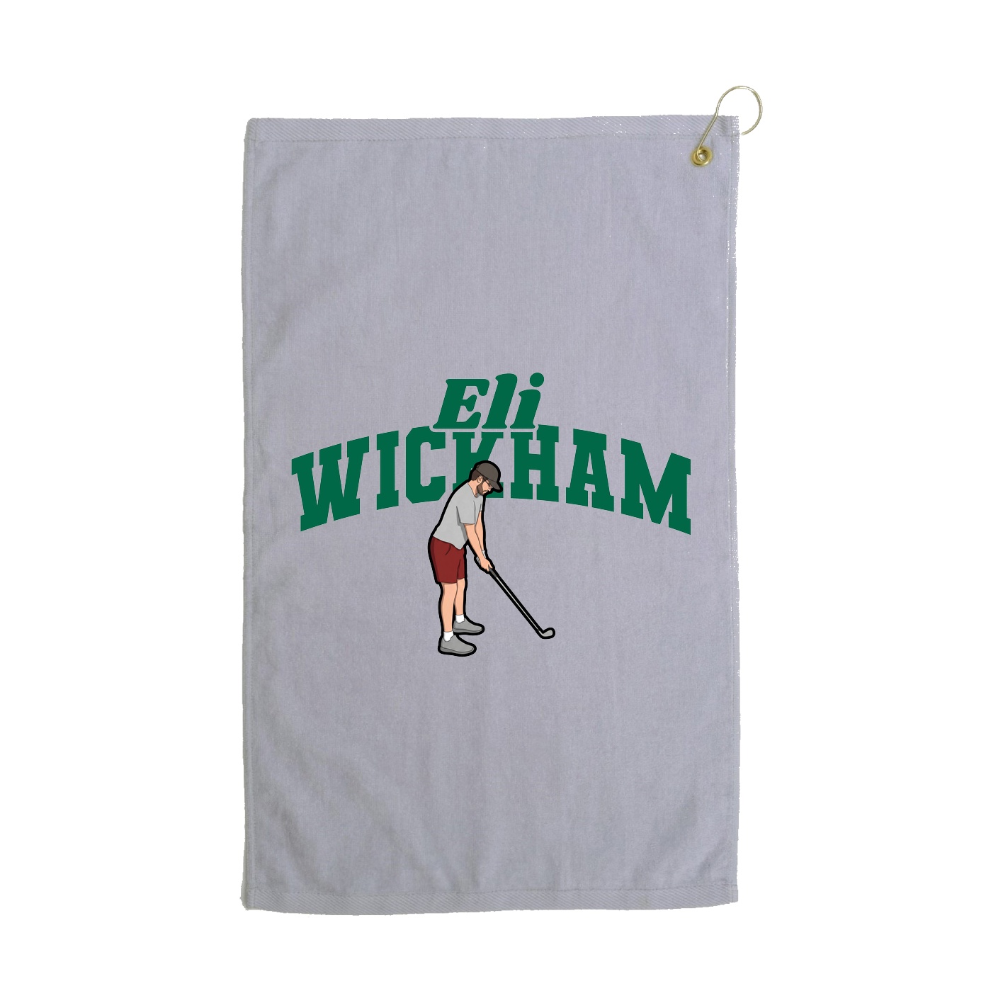Golf Towel — Signature Arch in Grey