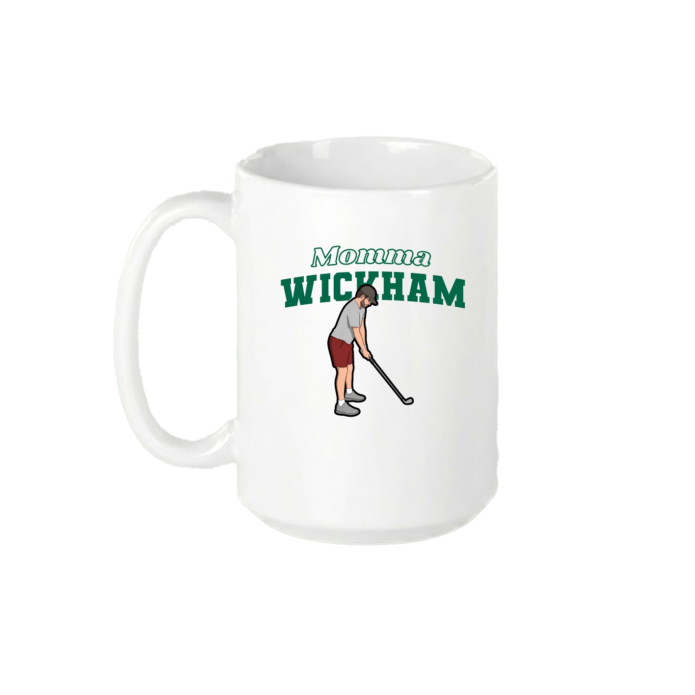 15oz Coffee Mug — Mothers Day Block in White