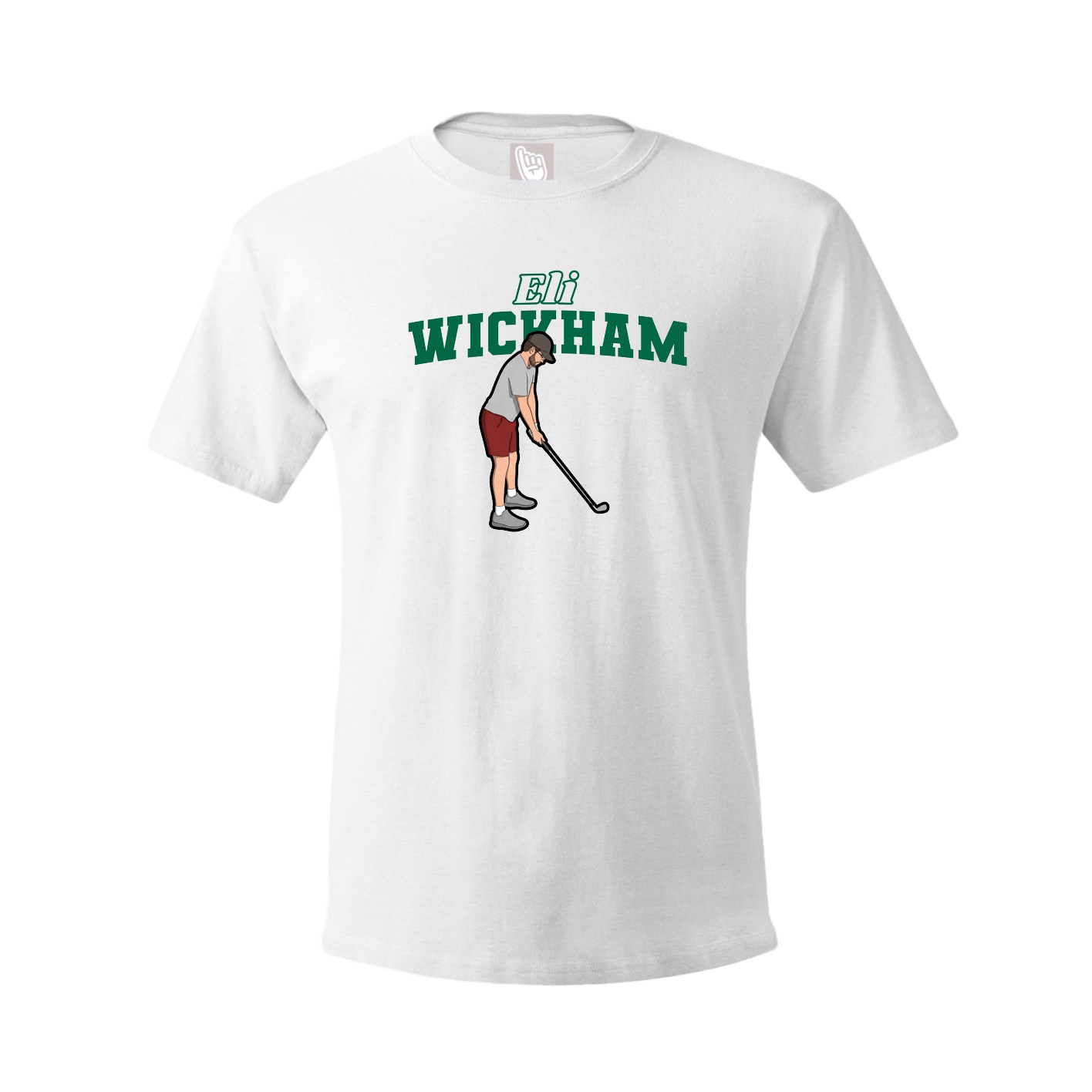 Tee — Name Arch in White
