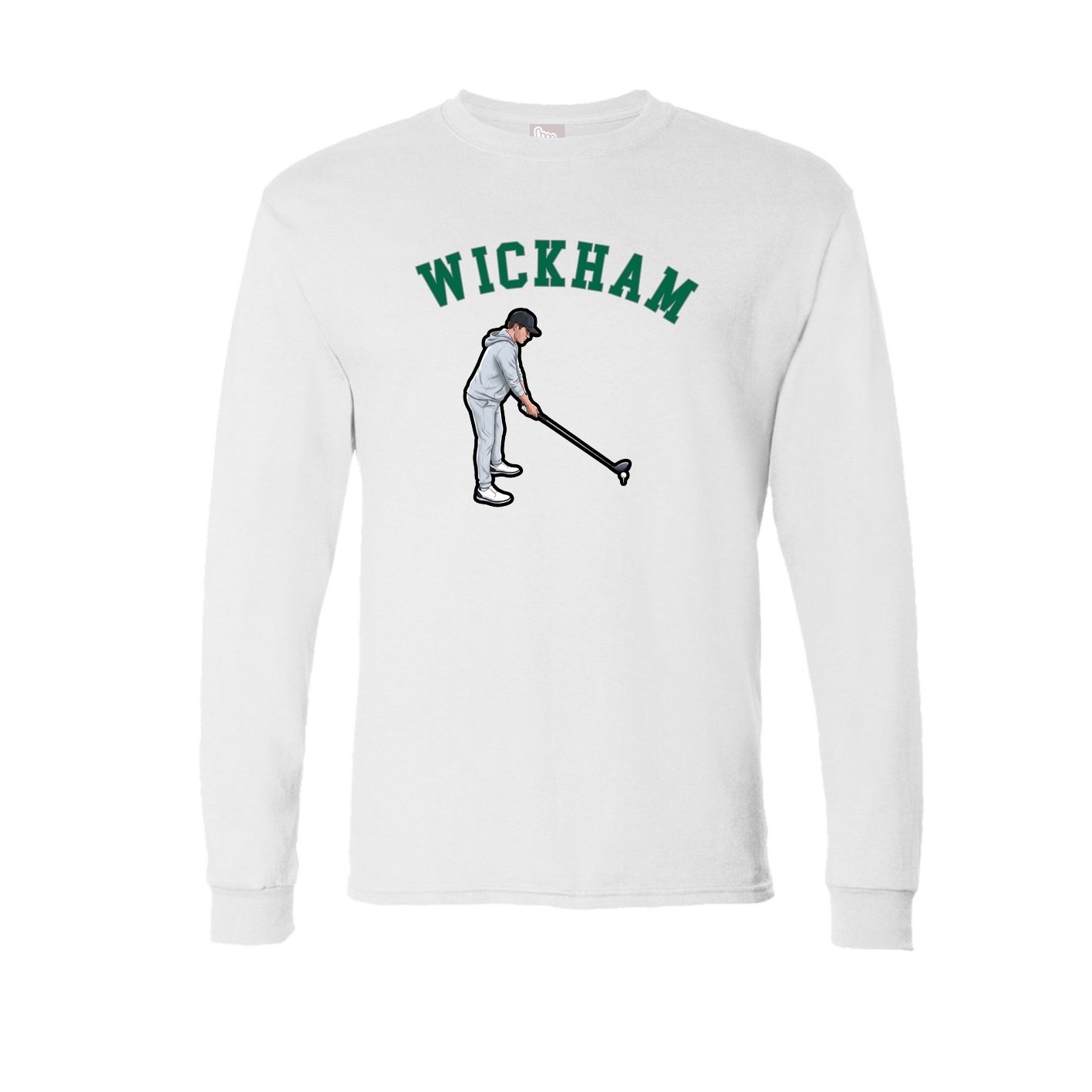 Long Sleeve Tee — Shirsey Arch in White
