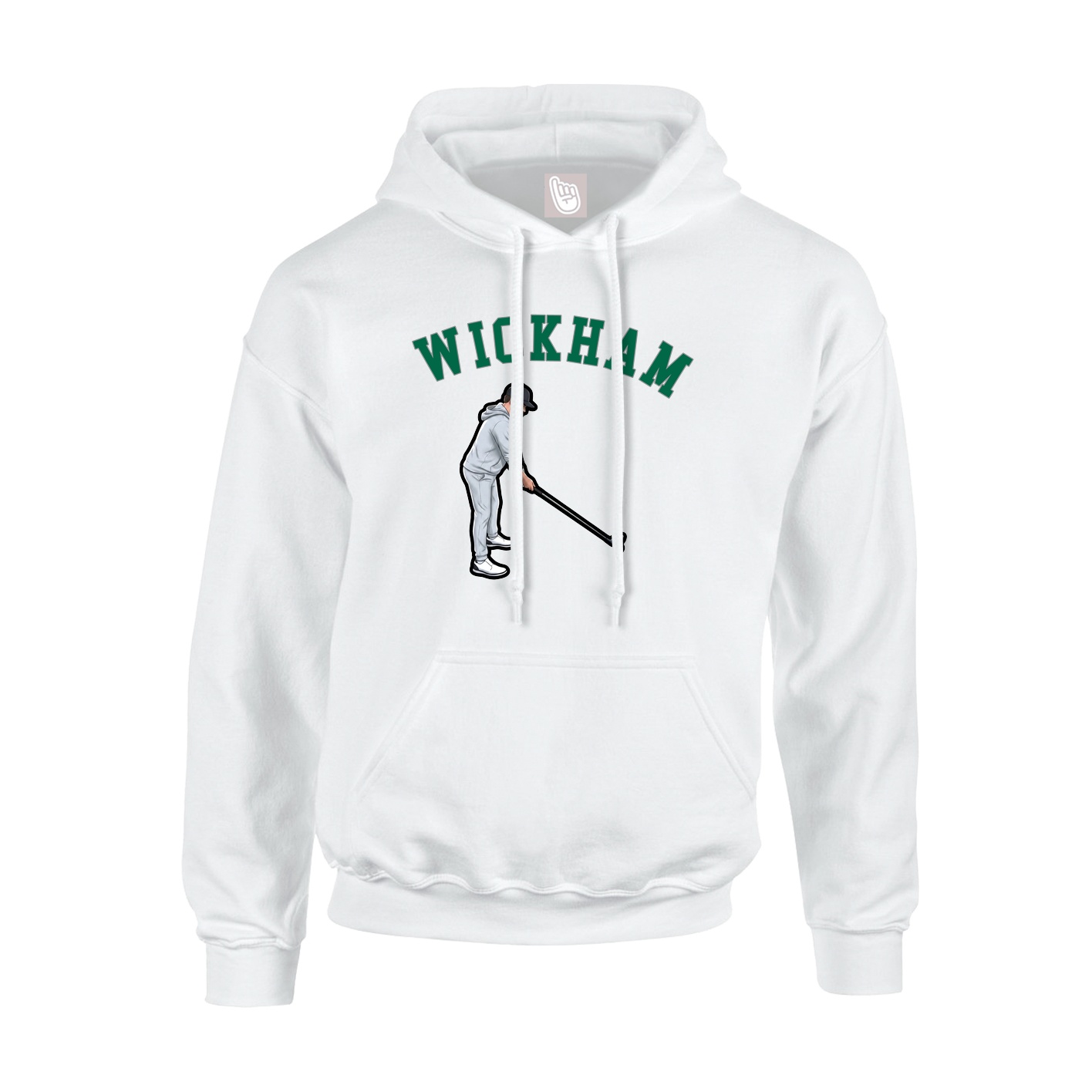 Hoodie — Shirsey Arch in White