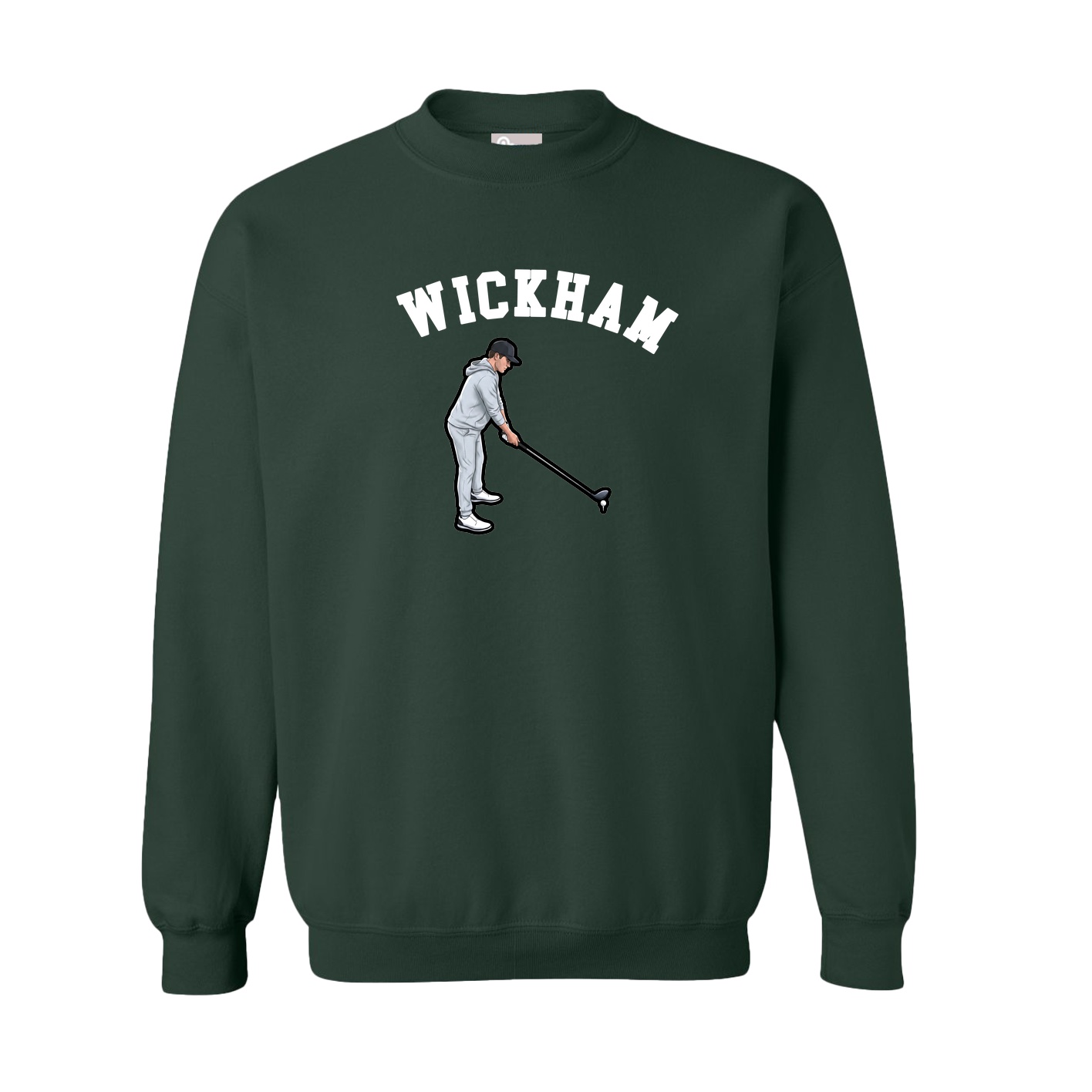 Fleece Crew — Shirsey Arch in Green