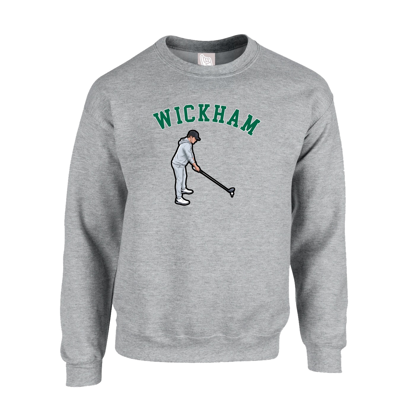 Fleece Crew — Shirsey Arch in Grey