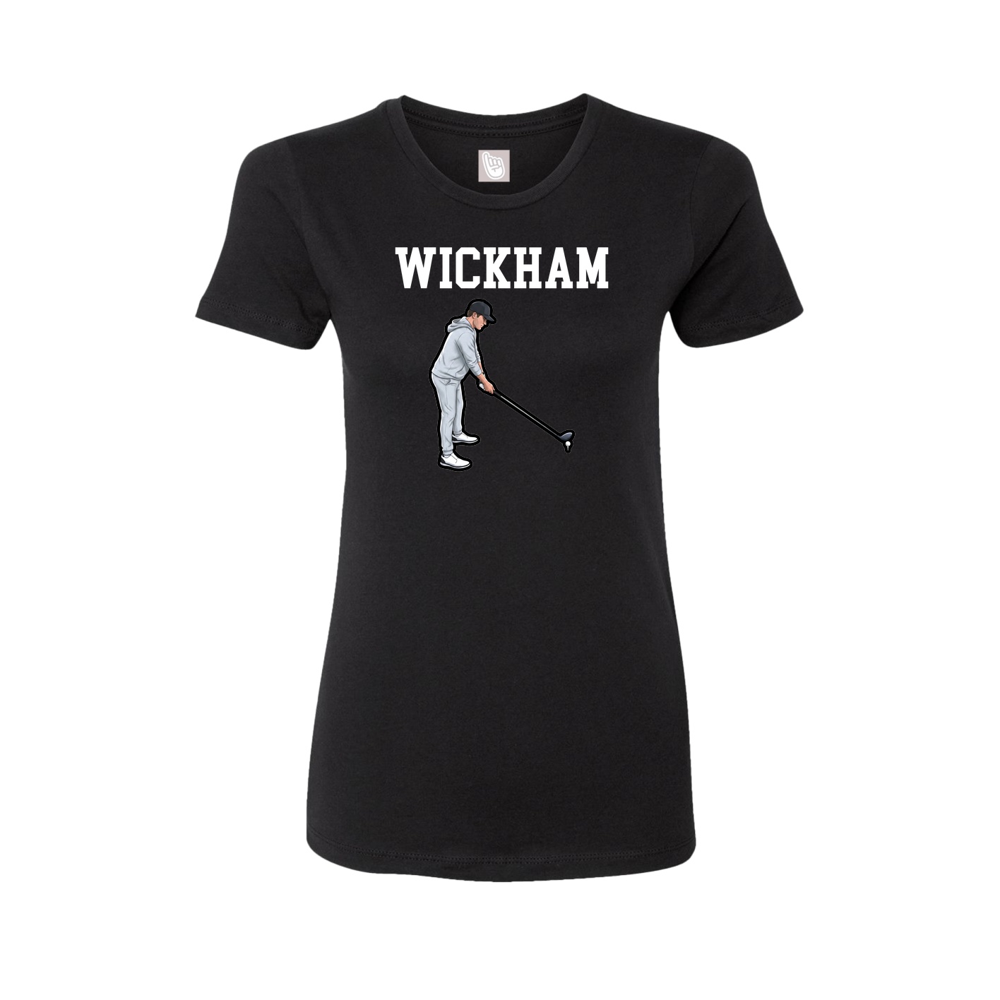 Fitted Women's Tee — Shirsey in Black