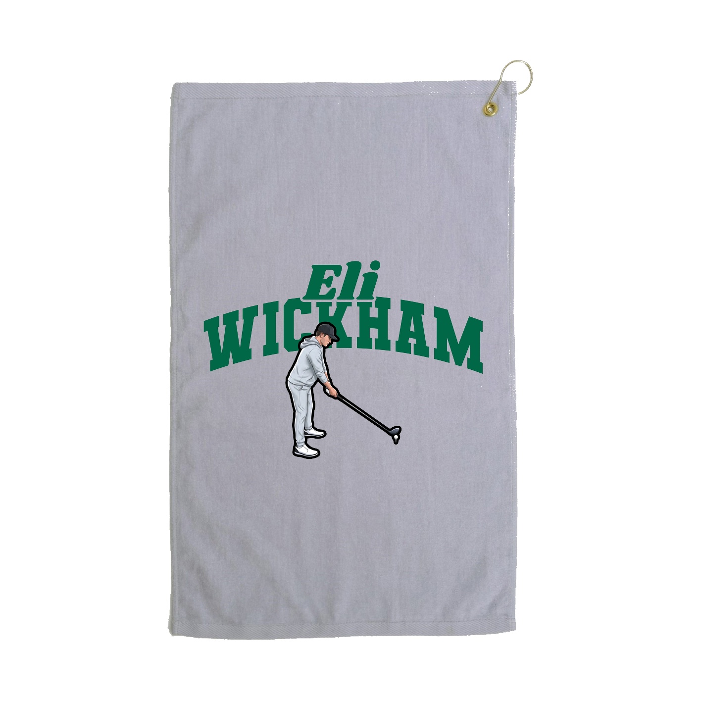 Golf Towel — Signature Arch in Grey