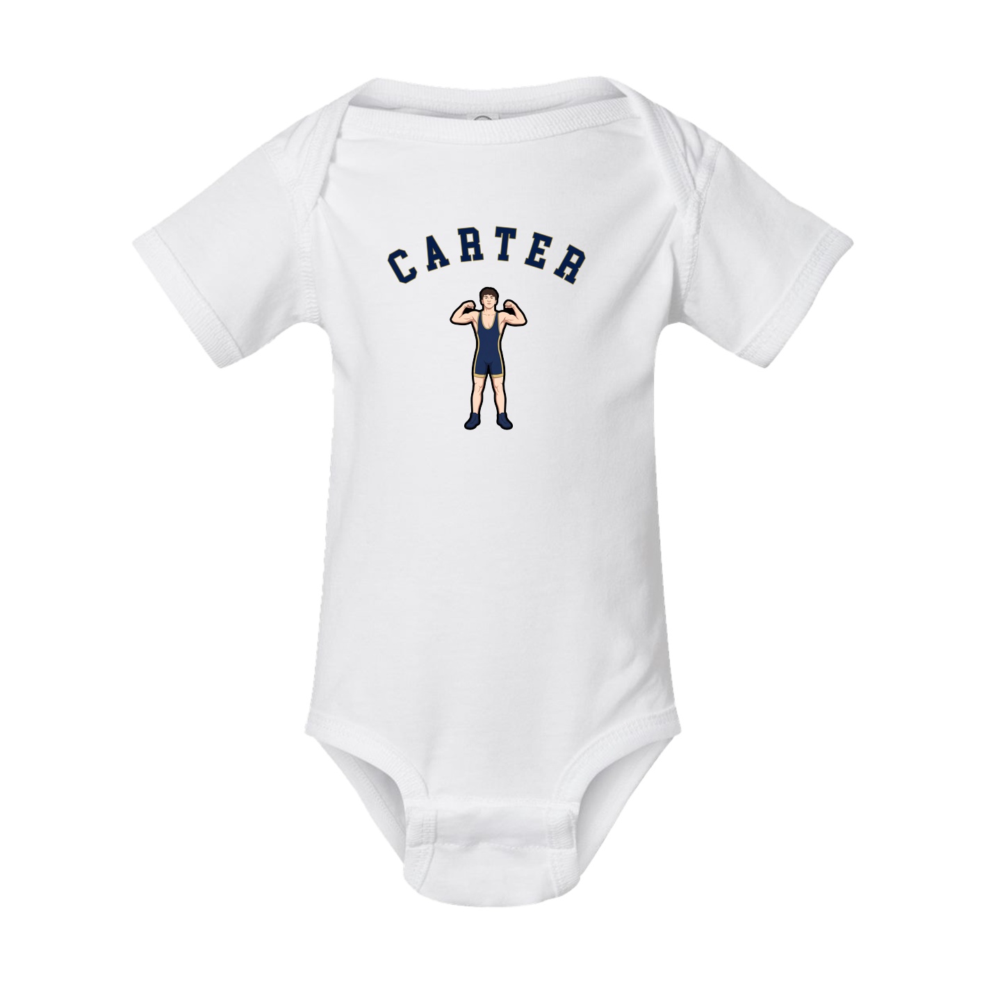 Baby Onesie — Shirsey Arch in White