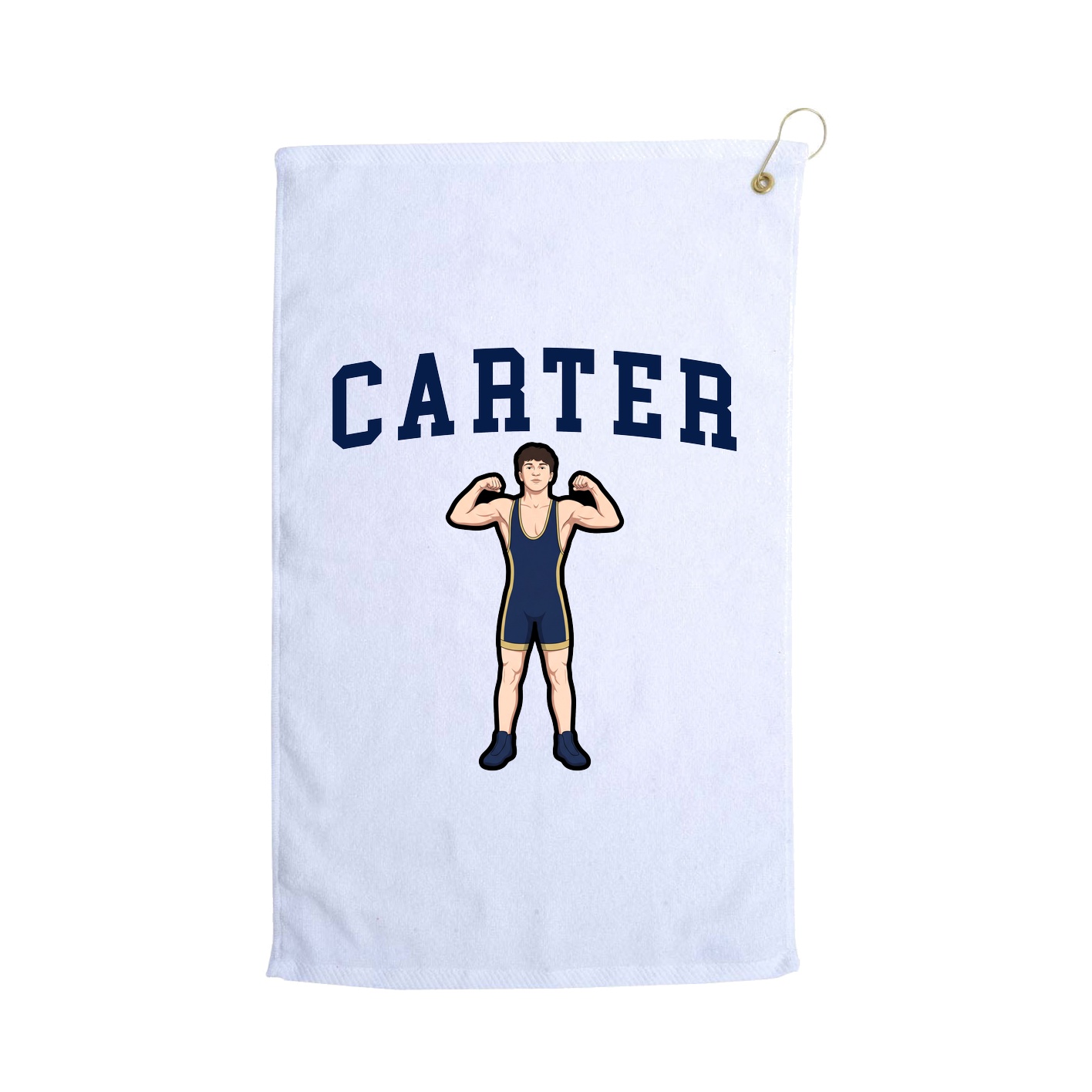 Golf Towel — Shirsey in White