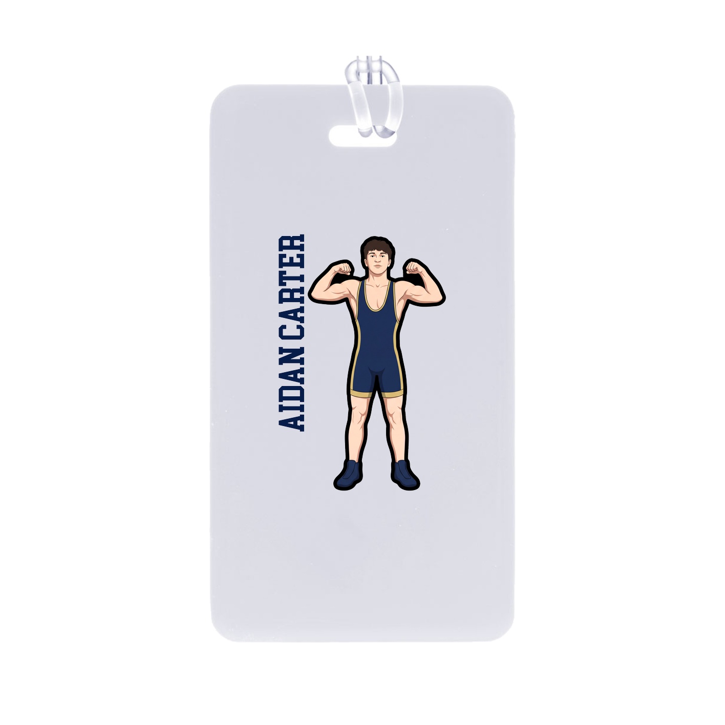 Bag Tag — Name Vertical in Classic