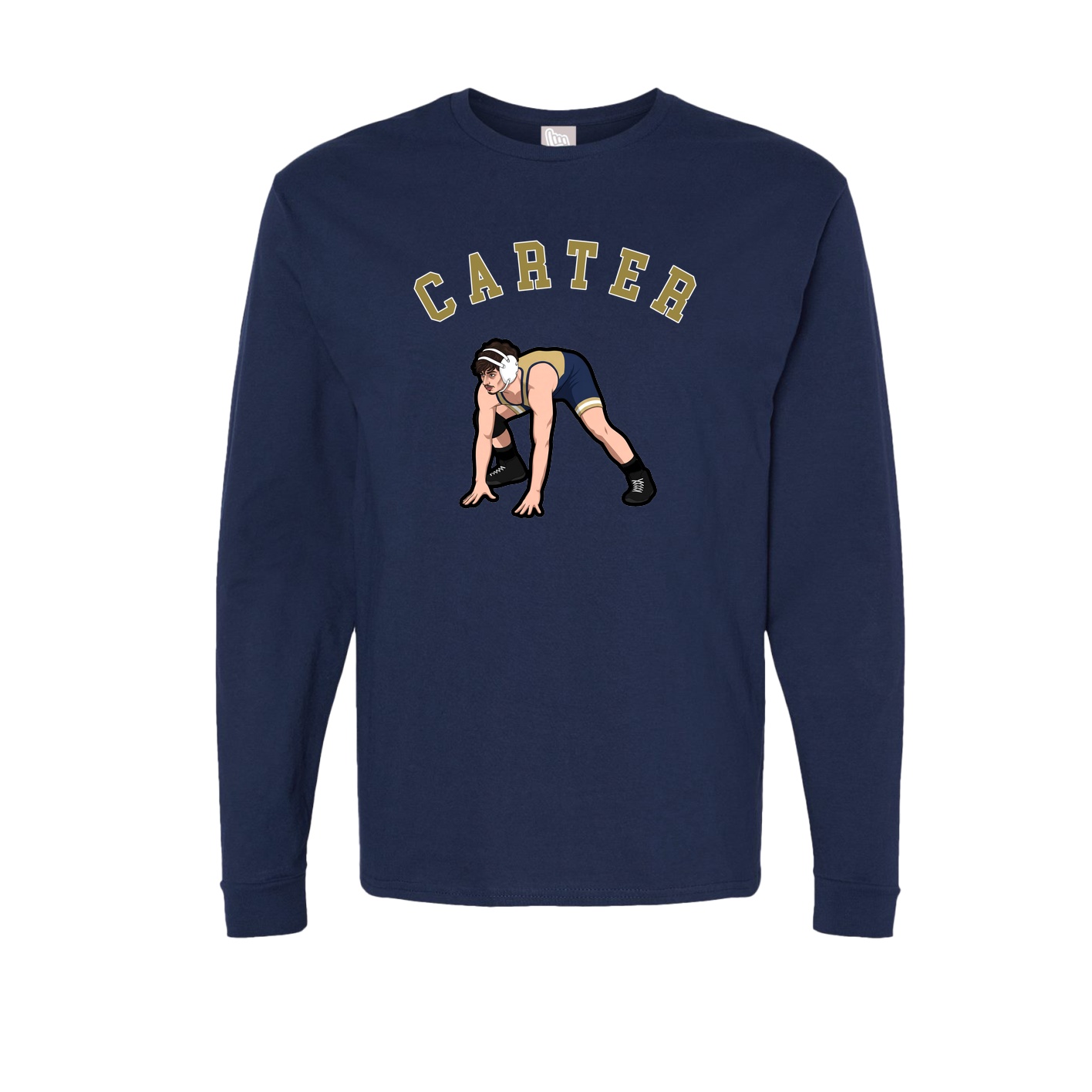 Long Sleeve Tee — Shirsey Arch in Navy