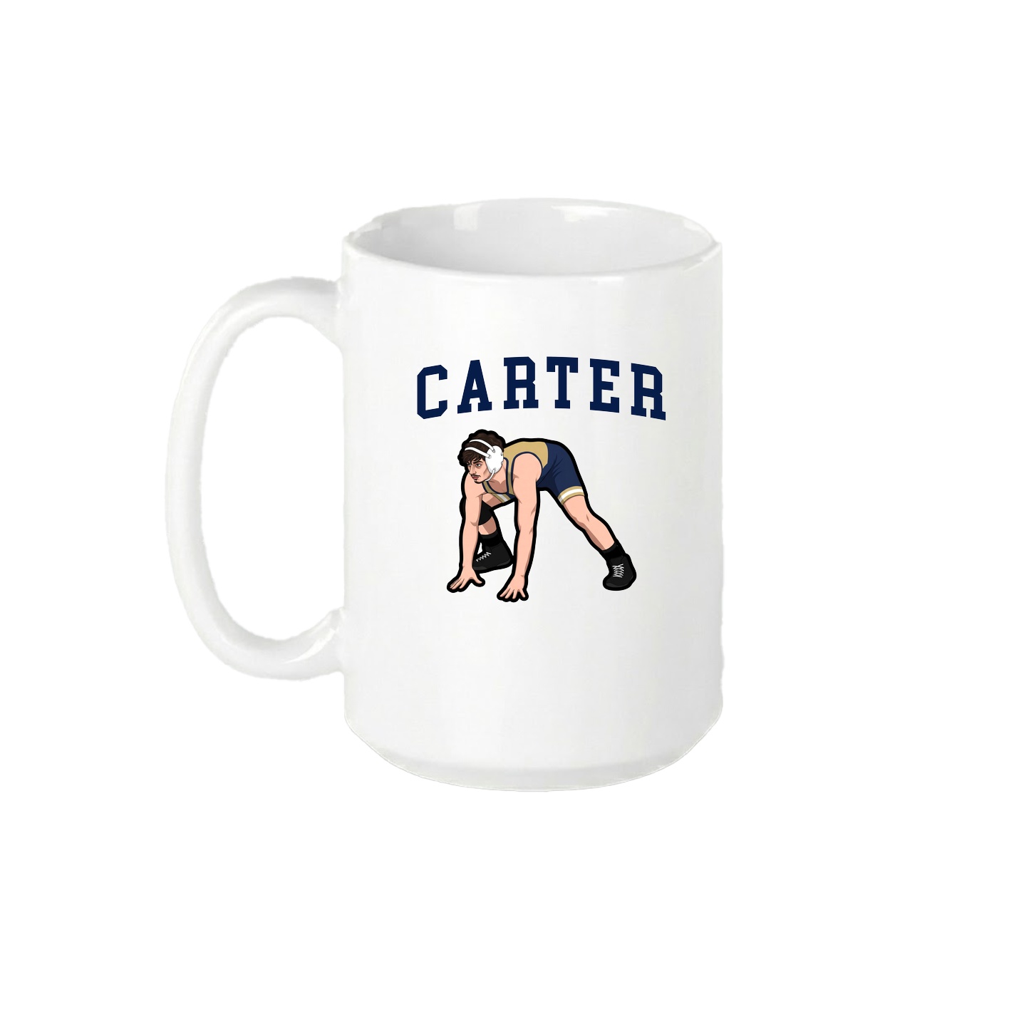 15oz Coffee Mug — Shirsey in White