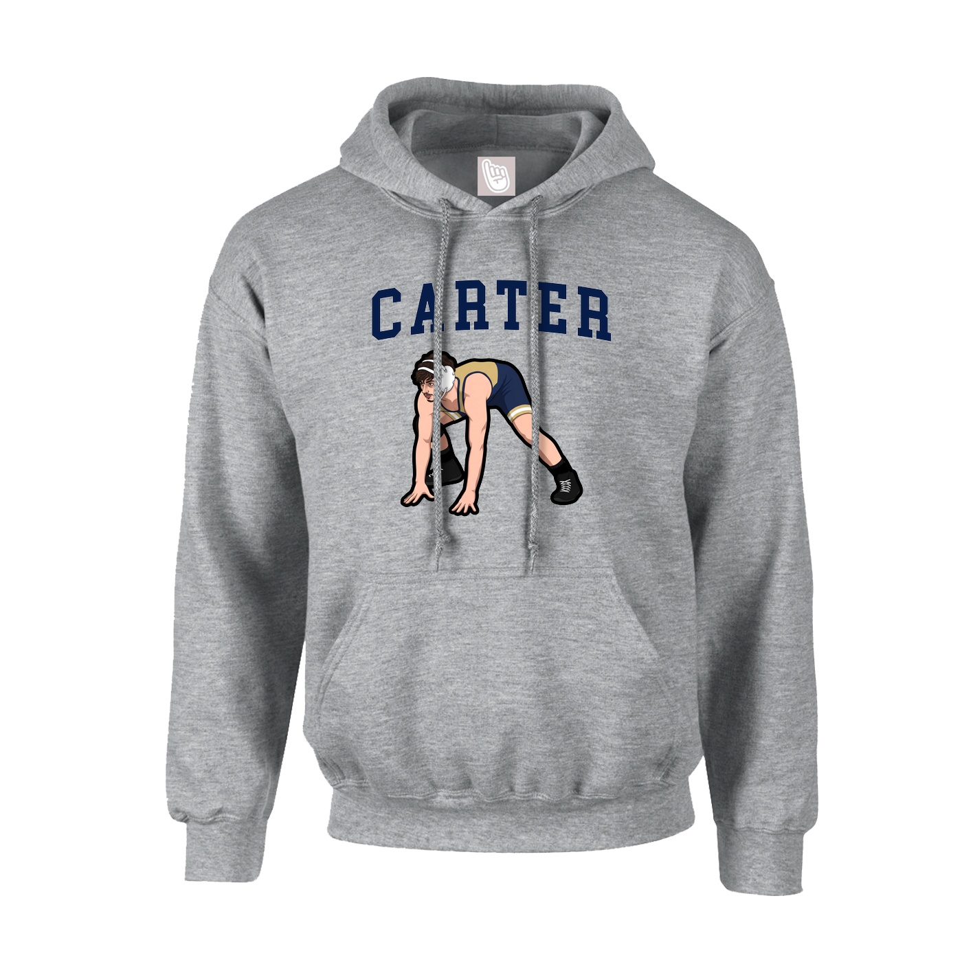 Hoodie — Shirsey in Grey