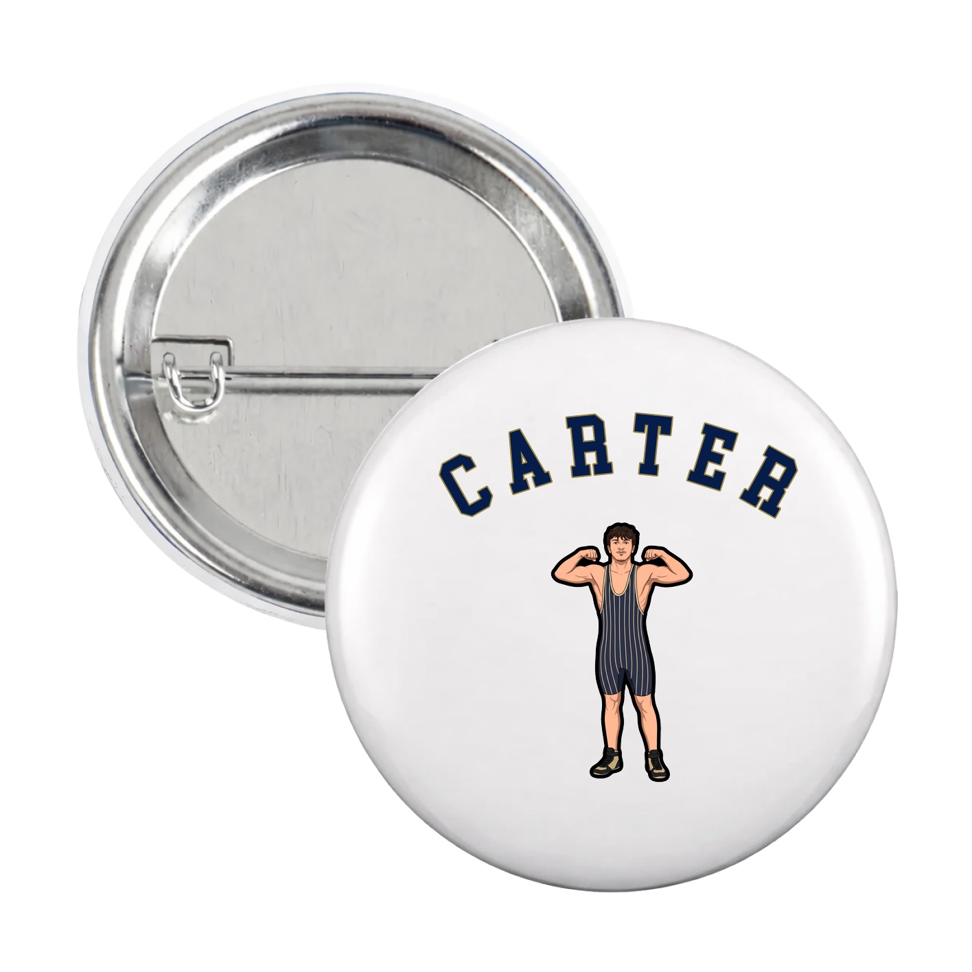 Game Day Button — Shirsey Arch in White