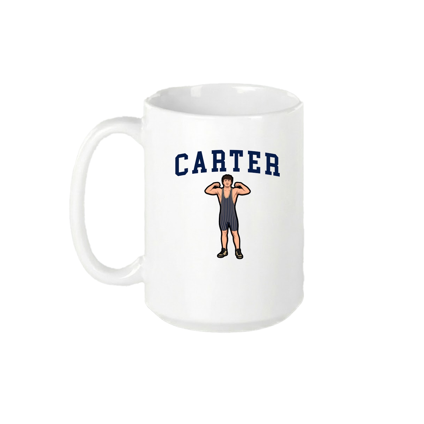 15oz Coffee Mug — Shirsey in White