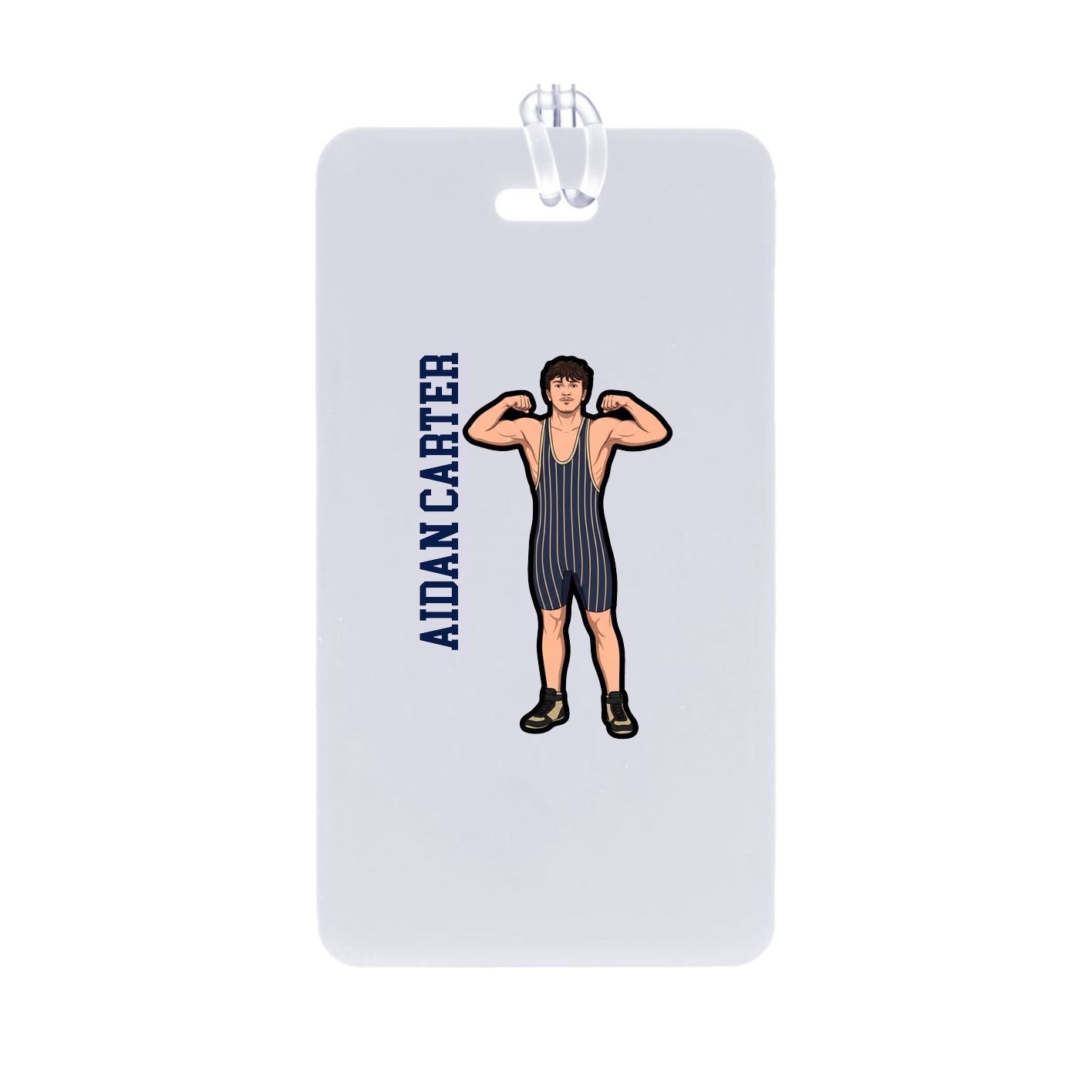 Bag Tag — Name Vertical in Classic
