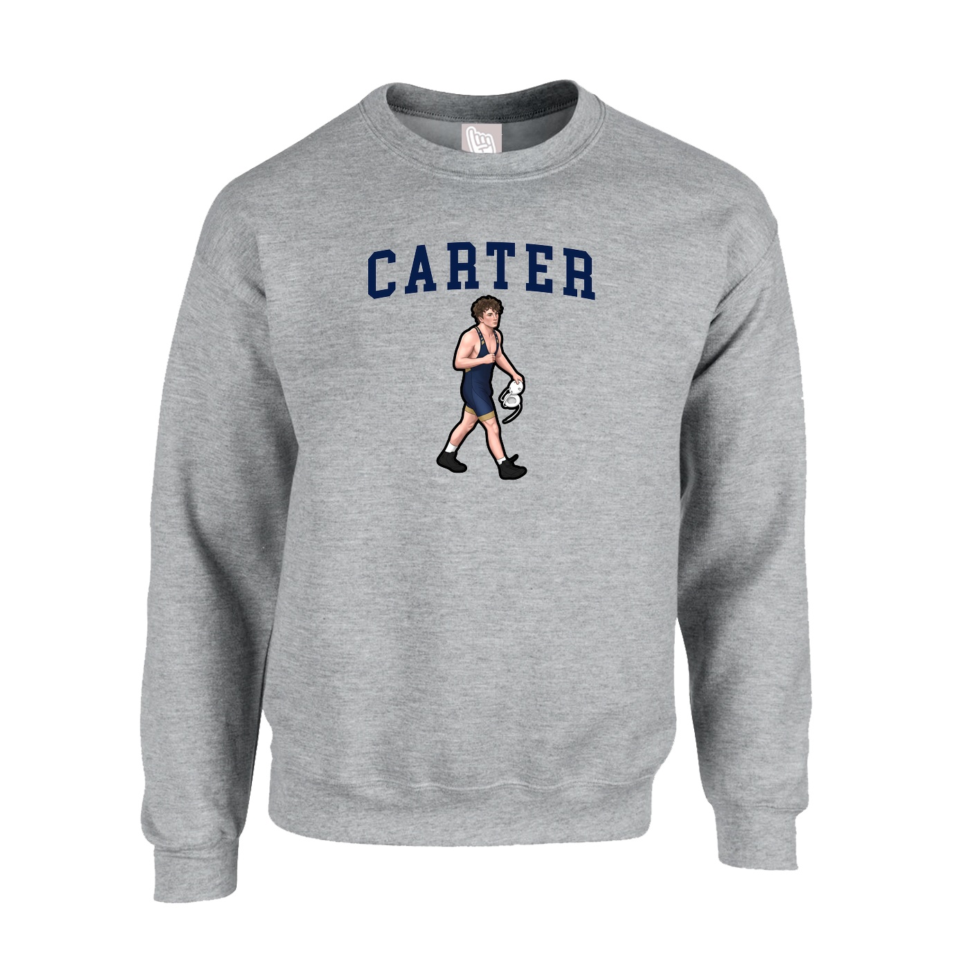 Fleece Crew — Shirsey in Grey