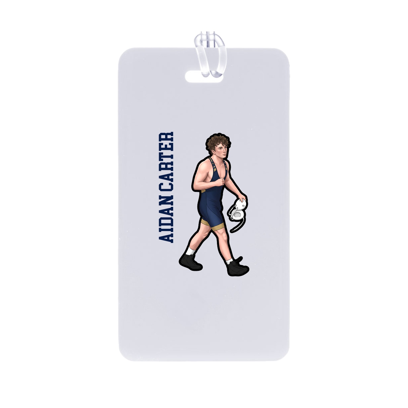 Bag Tag — Name Vertical in Classic
