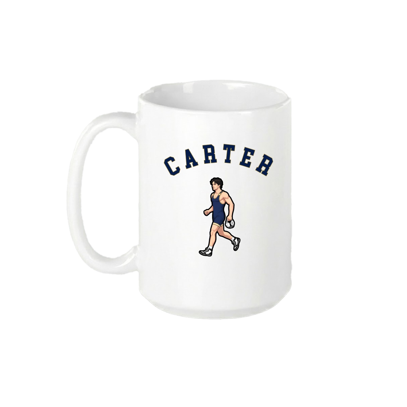 15oz Coffee Mug — Shirsey Arch in White
