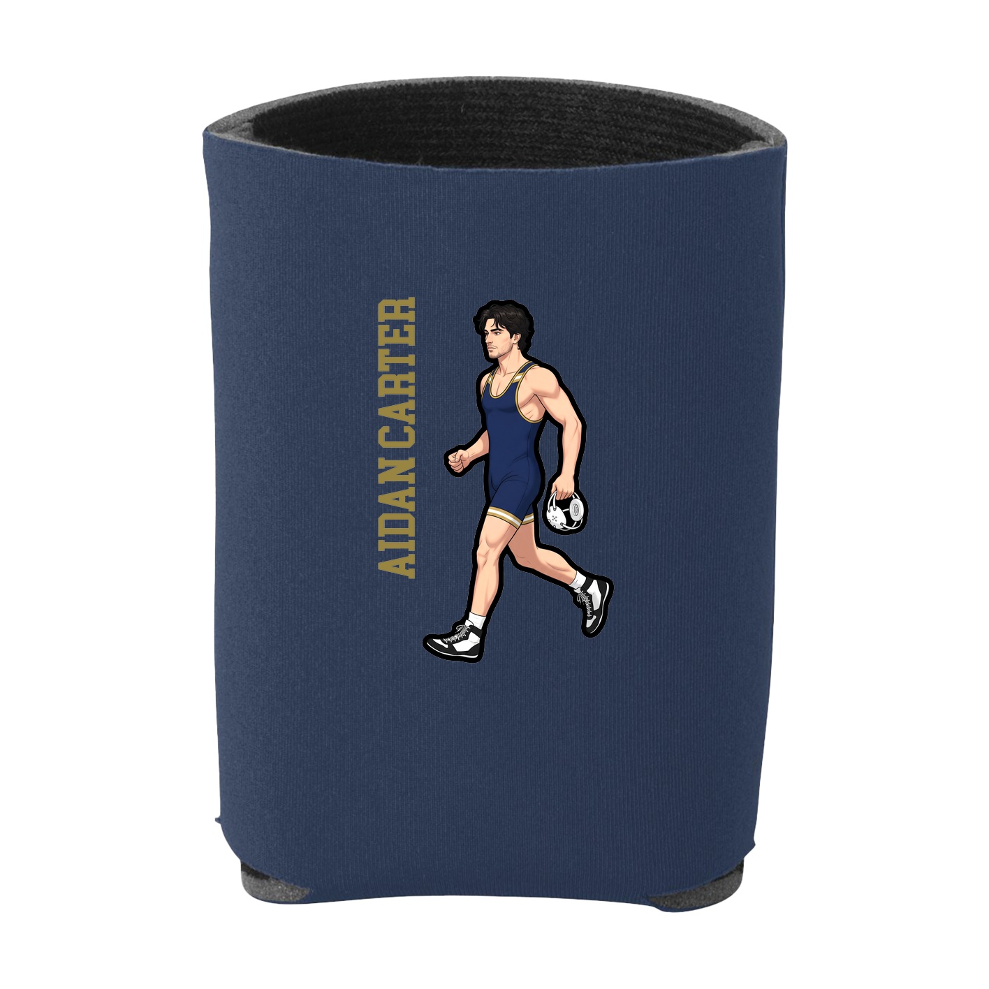 Can Holder — Name Vertical in Navy