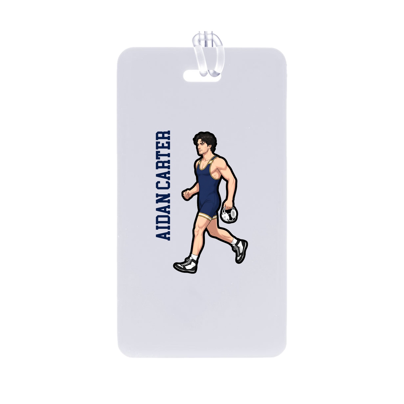Bag Tag — Name Vertical in Classic