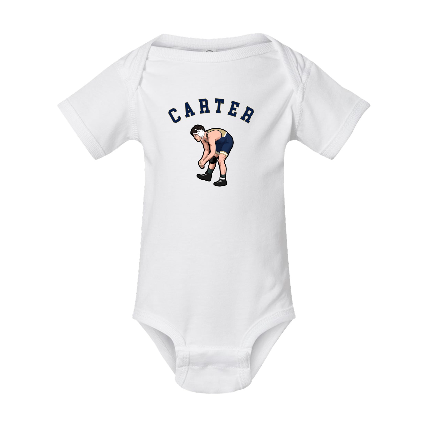Baby Onesie — Shirsey Arch in White