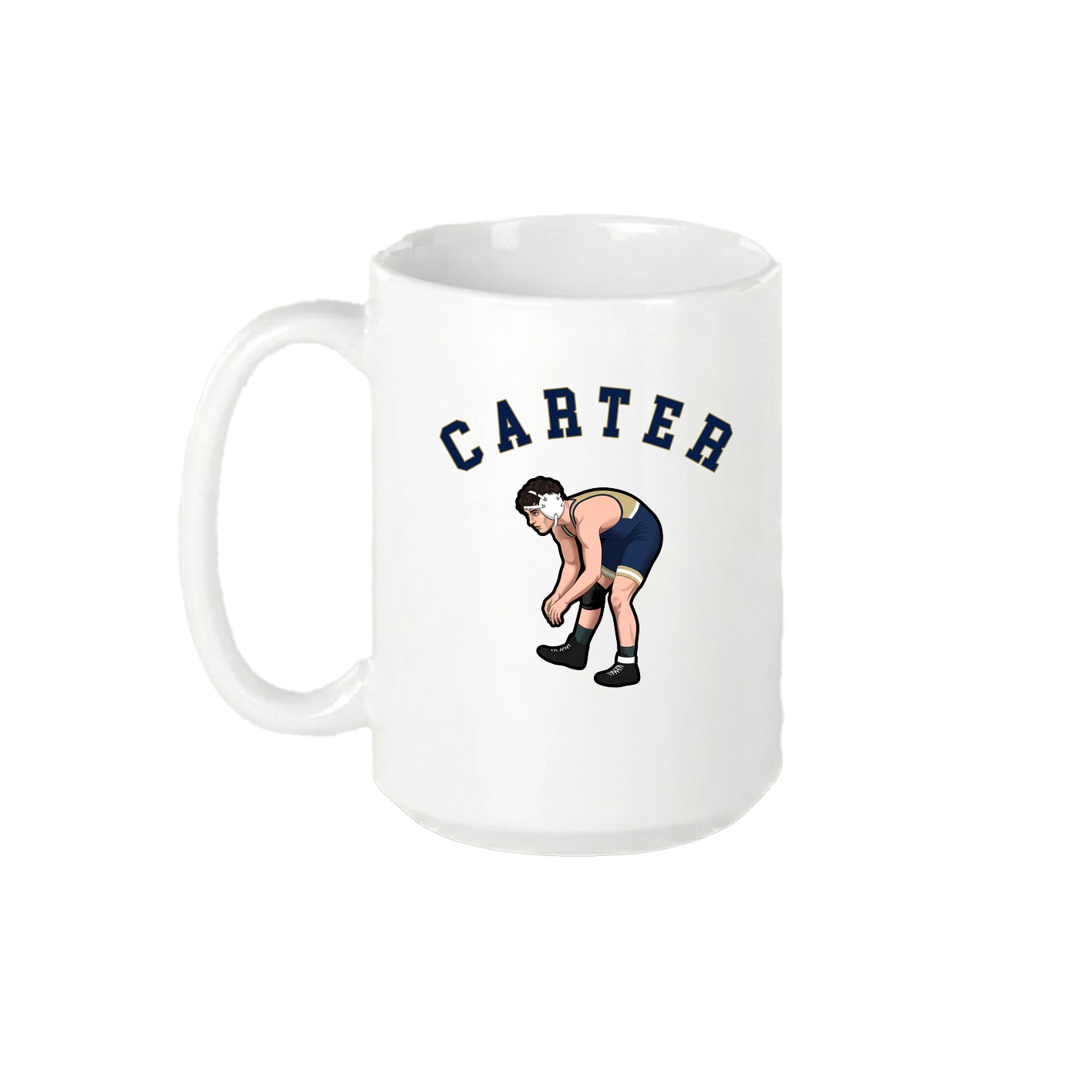 15oz Coffee Mug — Shirsey Arch in White