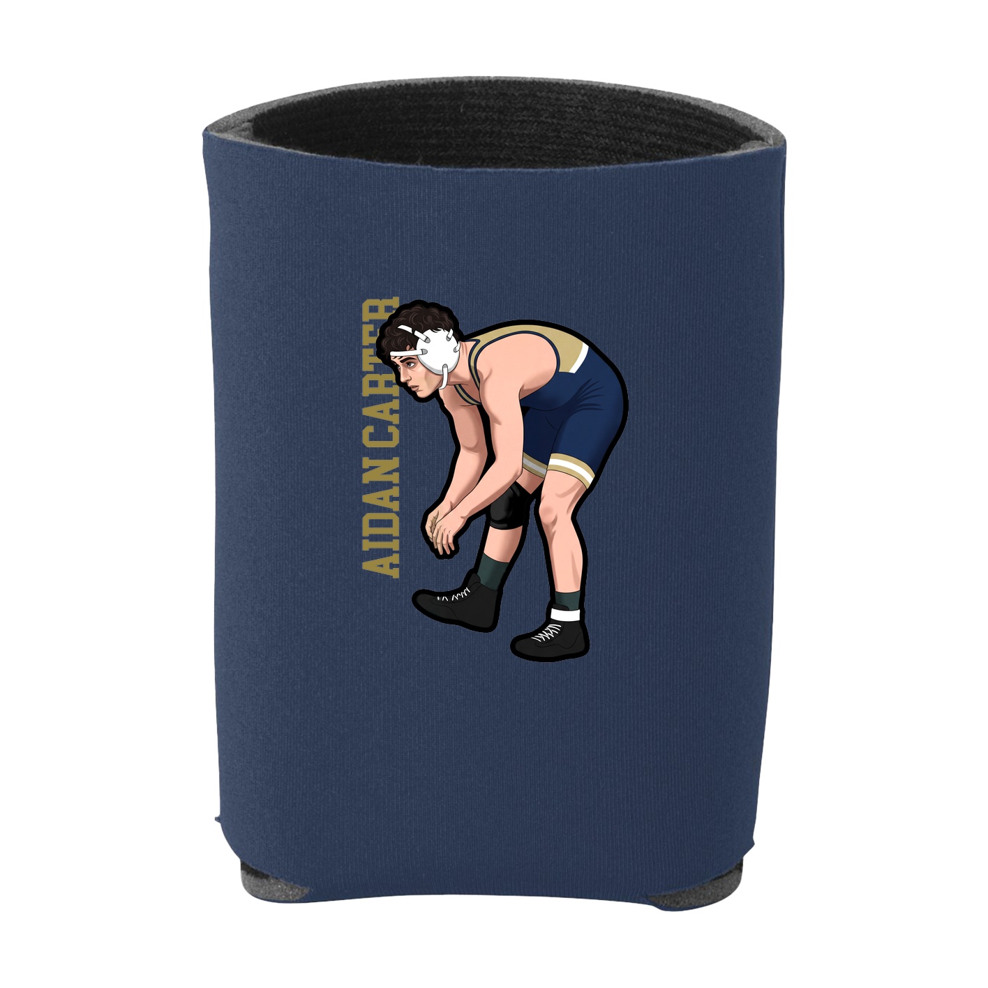 Can Holder — Name Vertical in Navy