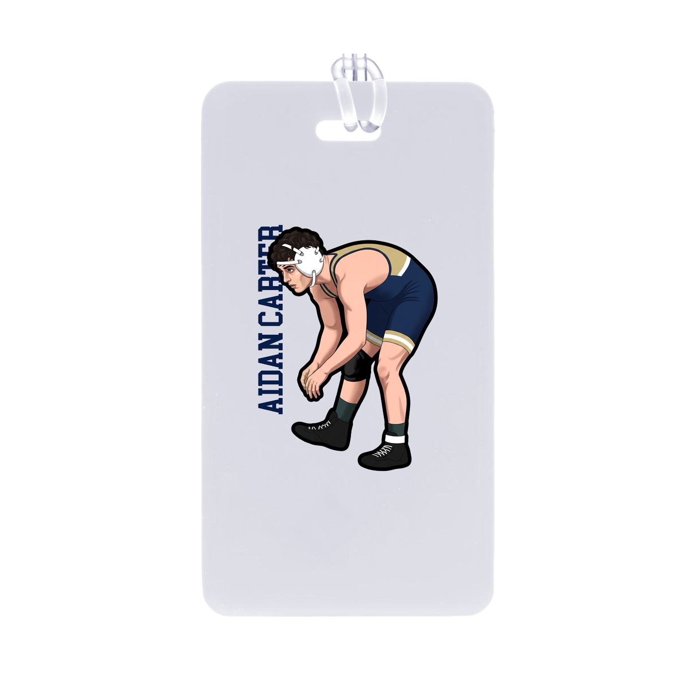 Bag Tag — Name Vertical in Classic
