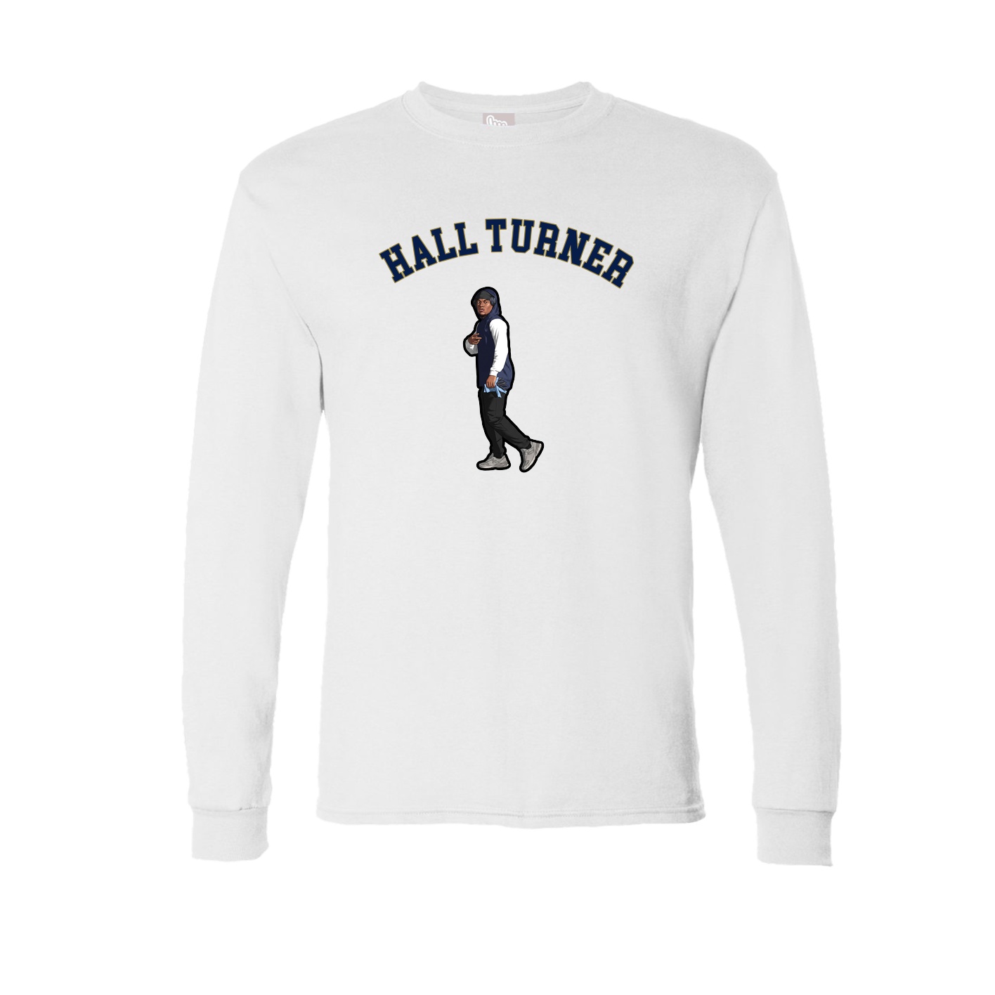 Long Sleeve Tee — Shirsey Arch in White