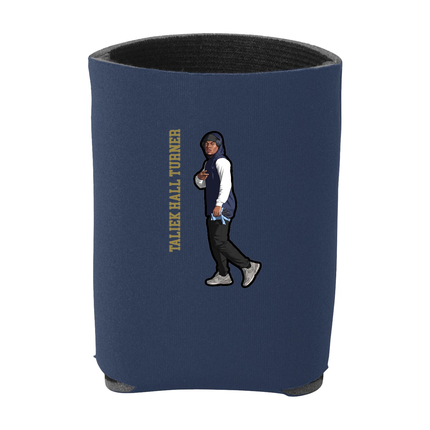 Can Holder — Name Vertical in Navy