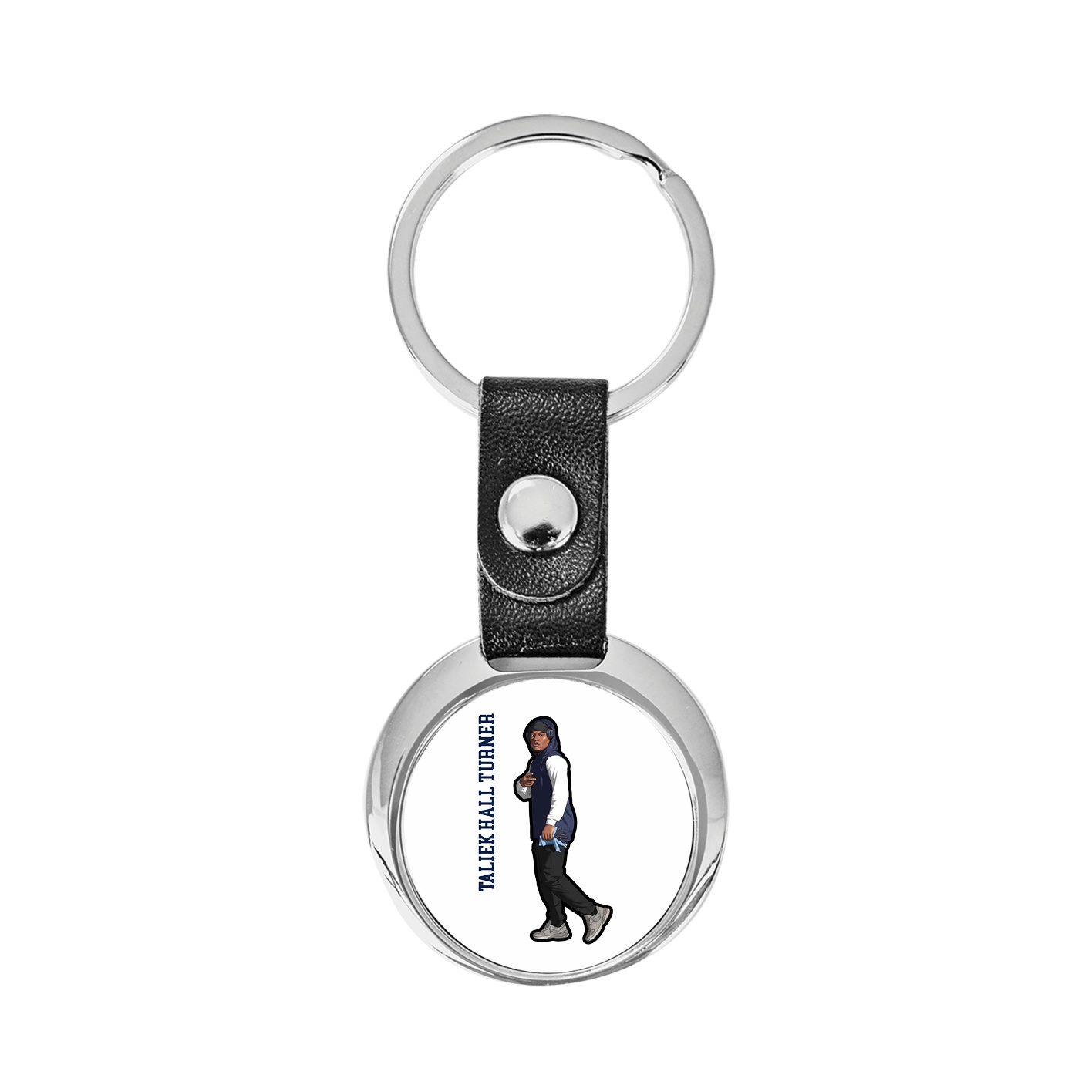 Key Chain — Name Vertical in Classic
